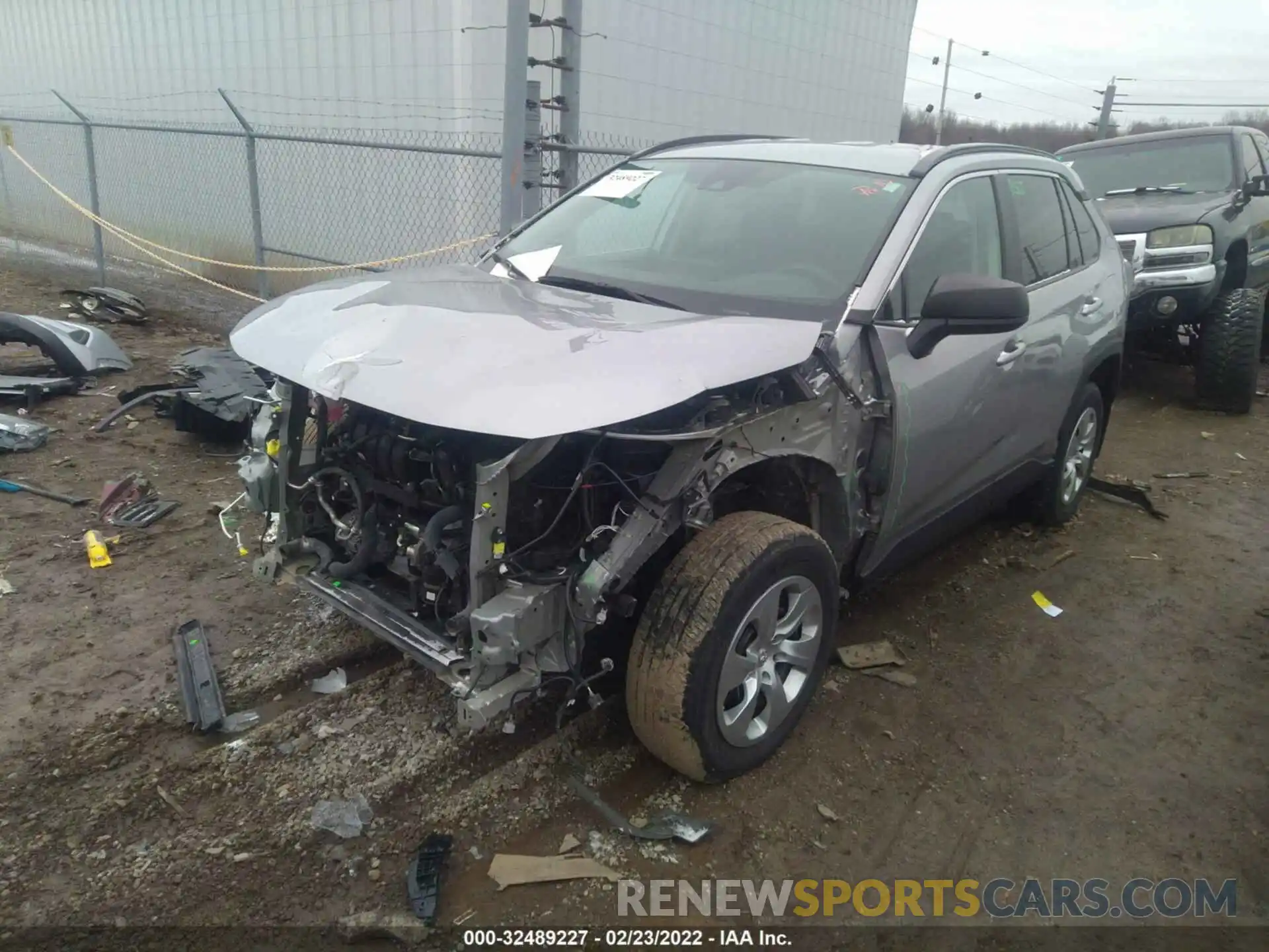 2 Photograph of a damaged car 2T3F1RFV7KW039603 TOYOTA RAV4 2019