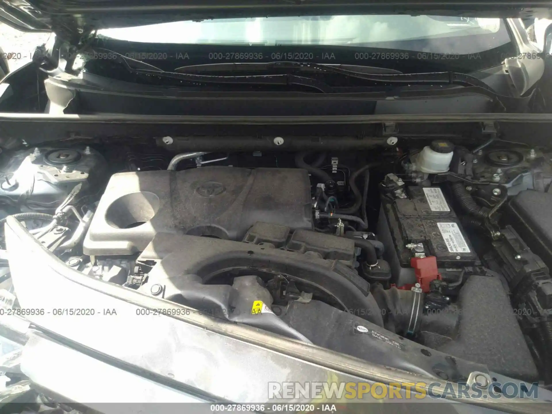 10 Photograph of a damaged car 2T3F1RFV7KW054697 TOYOTA RAV4 2019