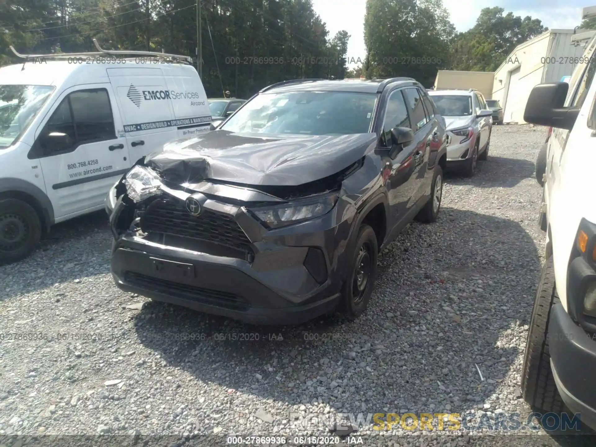 2 Photograph of a damaged car 2T3F1RFV7KW054697 TOYOTA RAV4 2019