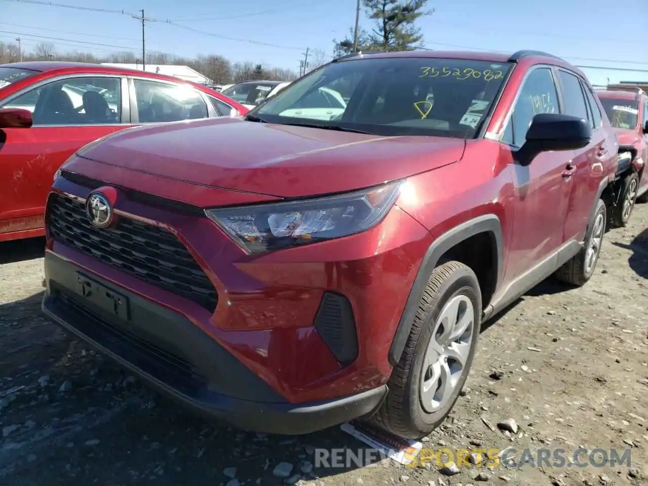 2 Photograph of a damaged car 2T3F1RFV7KW063142 TOYOTA RAV4 2019