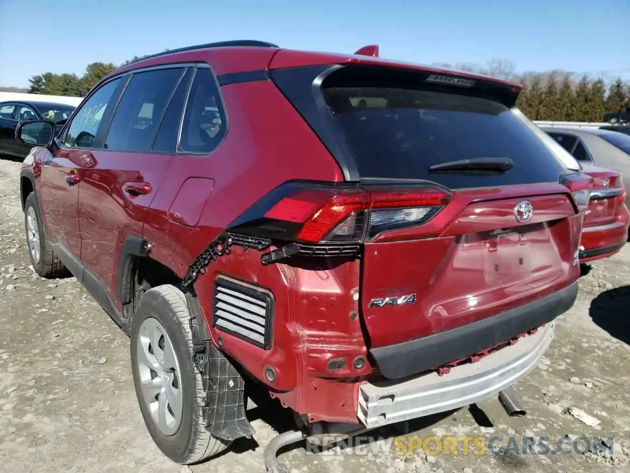 3 Фотография поврежденного автомобиля 2T3F1RFV7KW063142 TOYOTA RAV4 2019