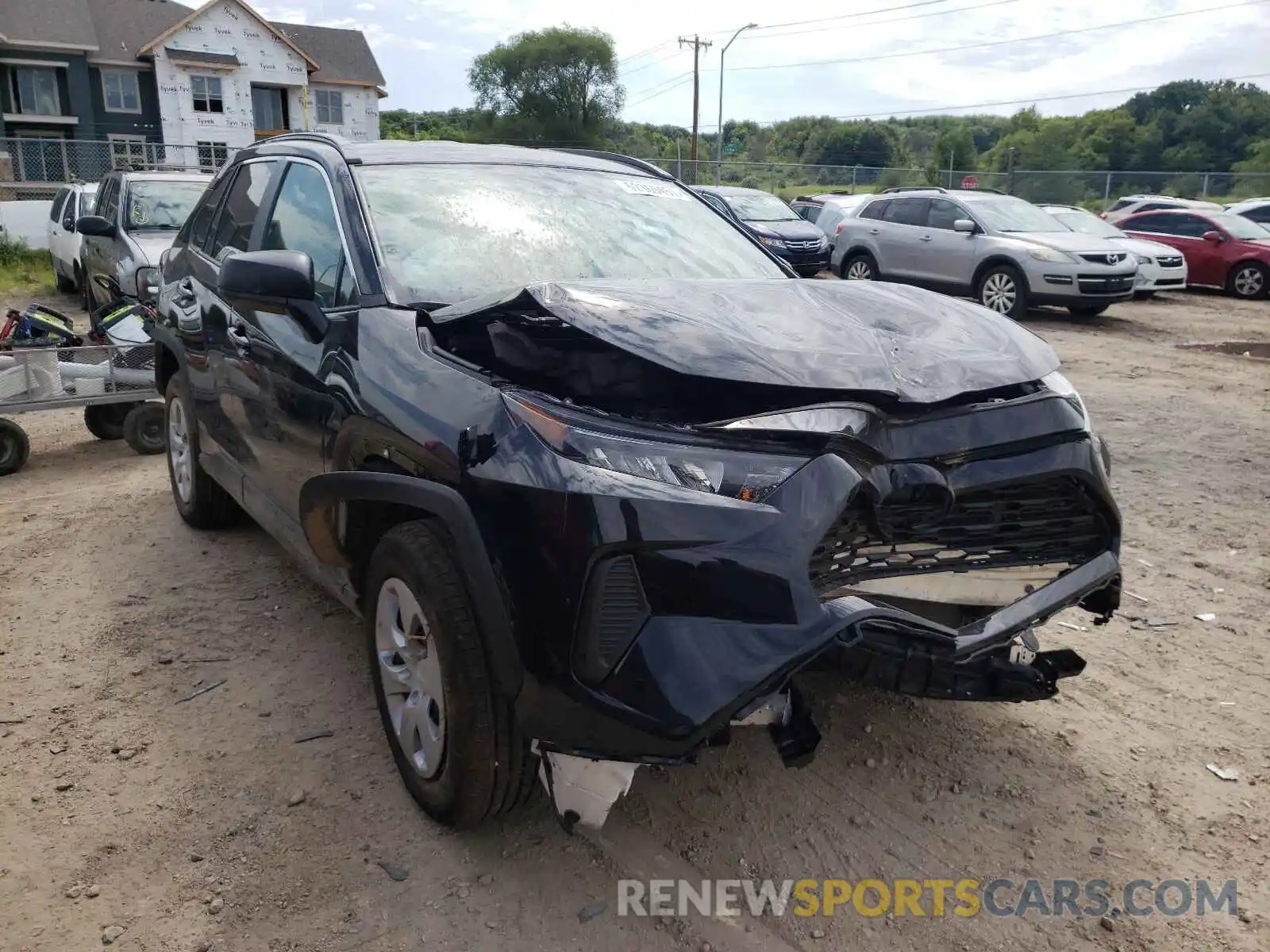 1 Photograph of a damaged car 2T3F1RFV7KW073749 TOYOTA RAV4 2019