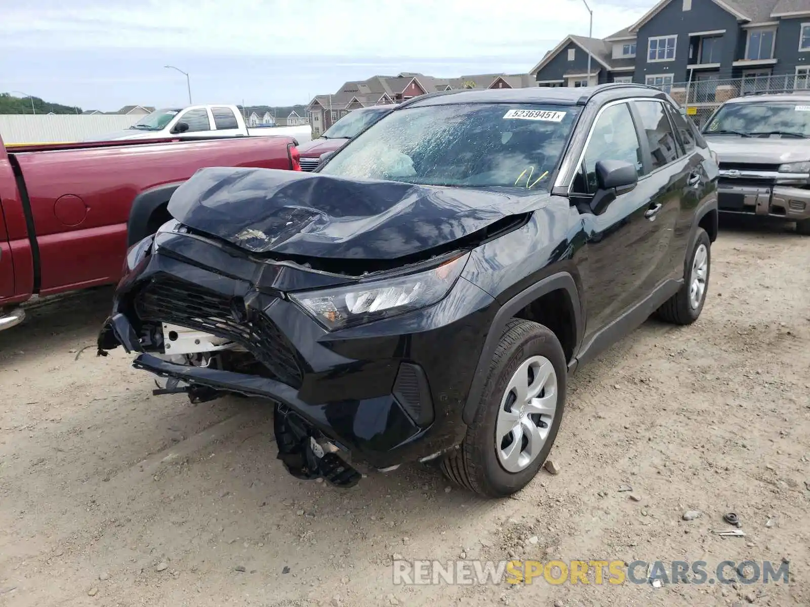 2 Photograph of a damaged car 2T3F1RFV7KW073749 TOYOTA RAV4 2019