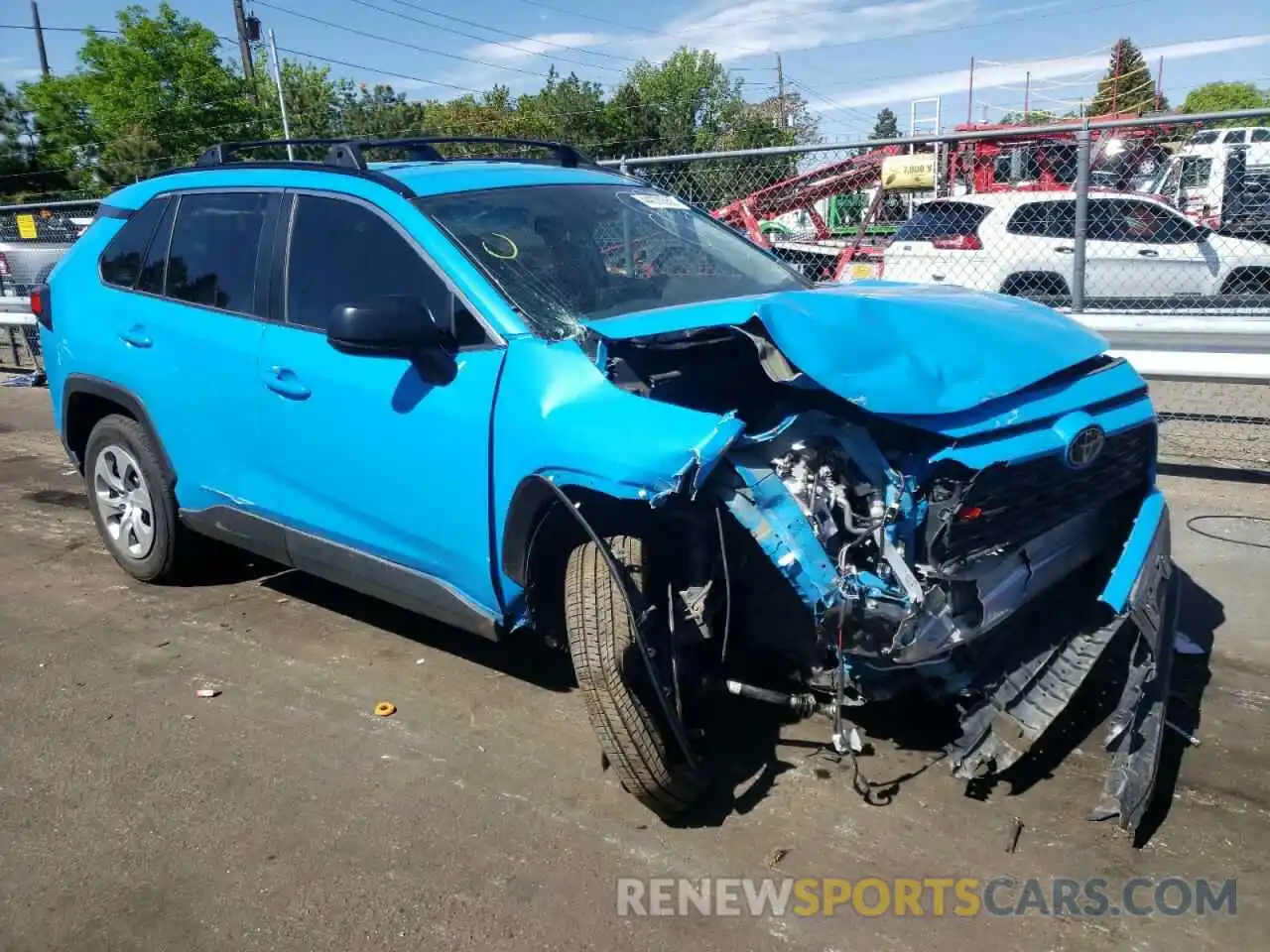 1 Photograph of a damaged car 2T3F1RFV7KW078496 TOYOTA RAV4 2019