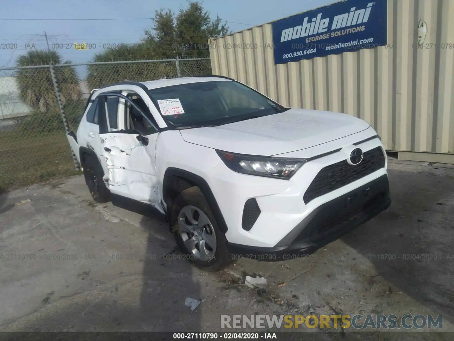 1 Фотография поврежденного автомобиля 2T3F1RFV8KC007275 TOYOTA RAV4 2019