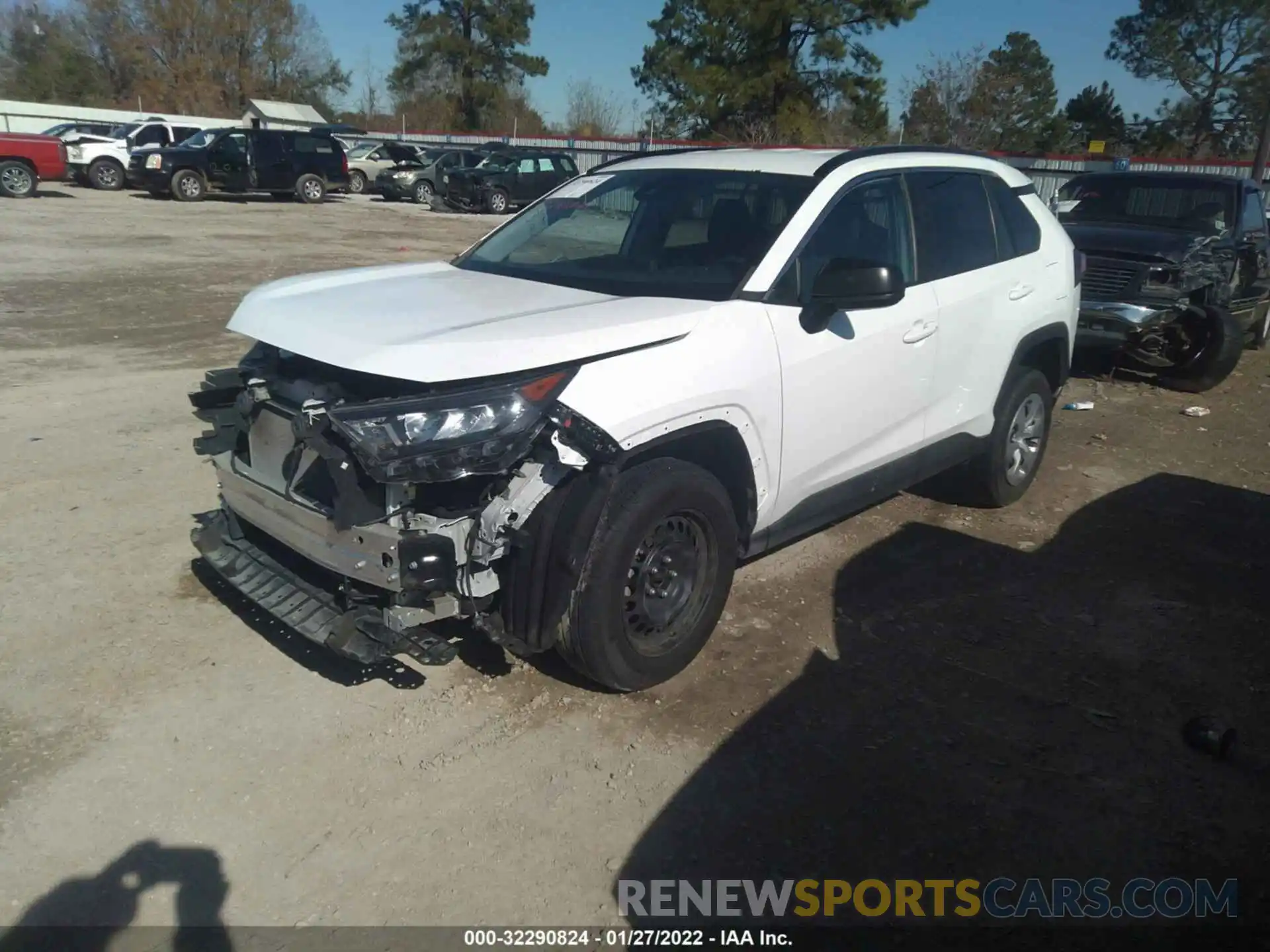 2 Photograph of a damaged car 2T3F1RFV8KC008989 TOYOTA RAV4 2019