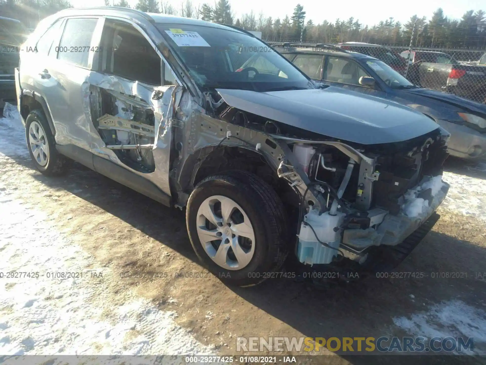 6 Photograph of a damaged car 2T3F1RFV8KC009852 TOYOTA RAV4 2019