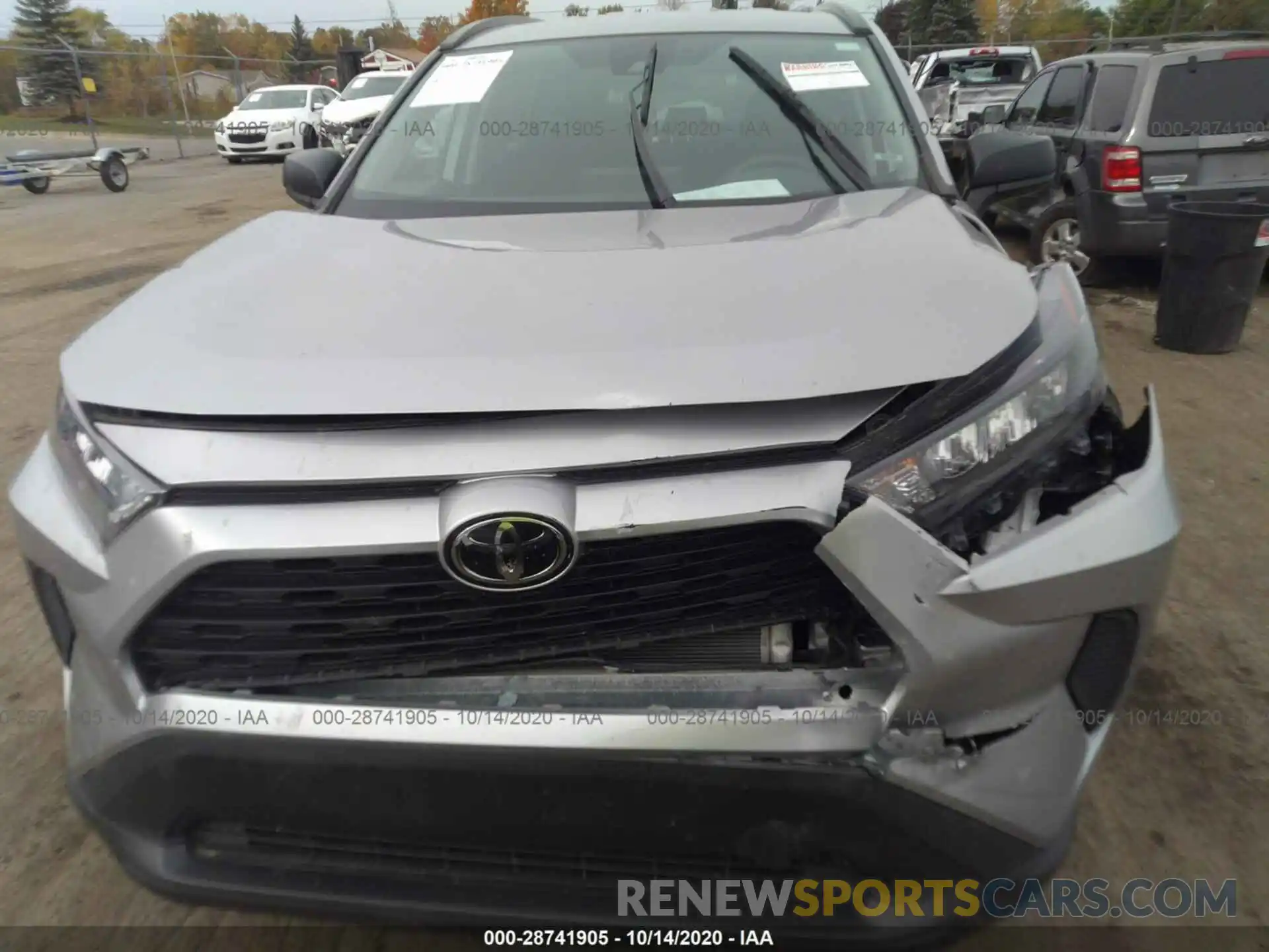 6 Photograph of a damaged car 2T3F1RFV8KC012038 TOYOTA RAV4 2019