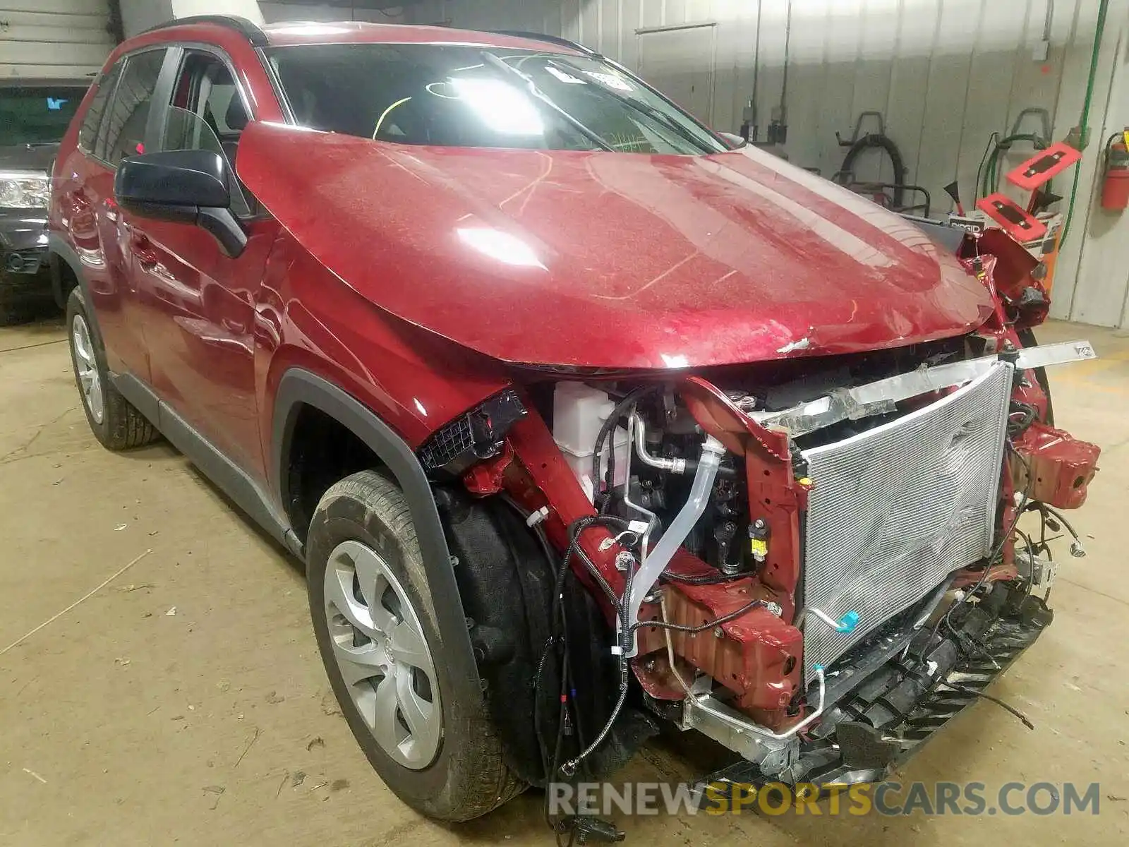 1 Photograph of a damaged car 2T3F1RFV8KC016008 TOYOTA RAV4 2019