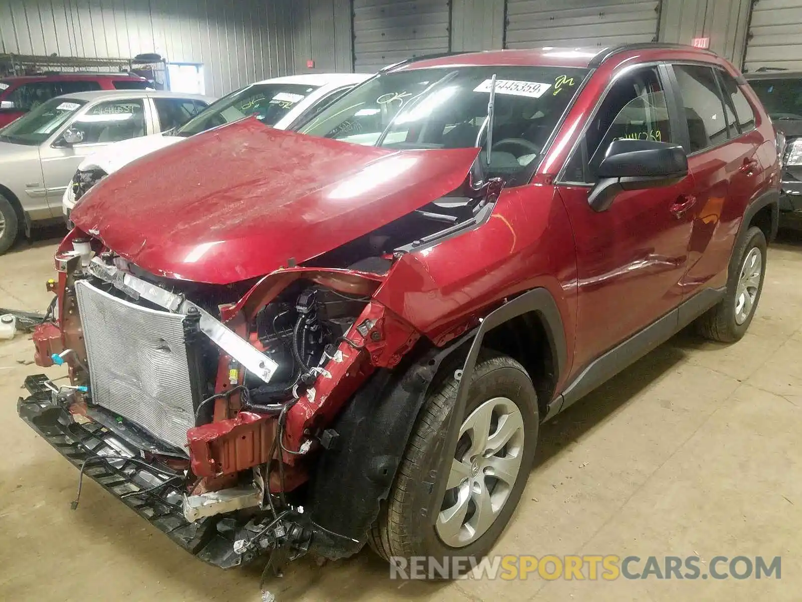 2 Photograph of a damaged car 2T3F1RFV8KC016008 TOYOTA RAV4 2019