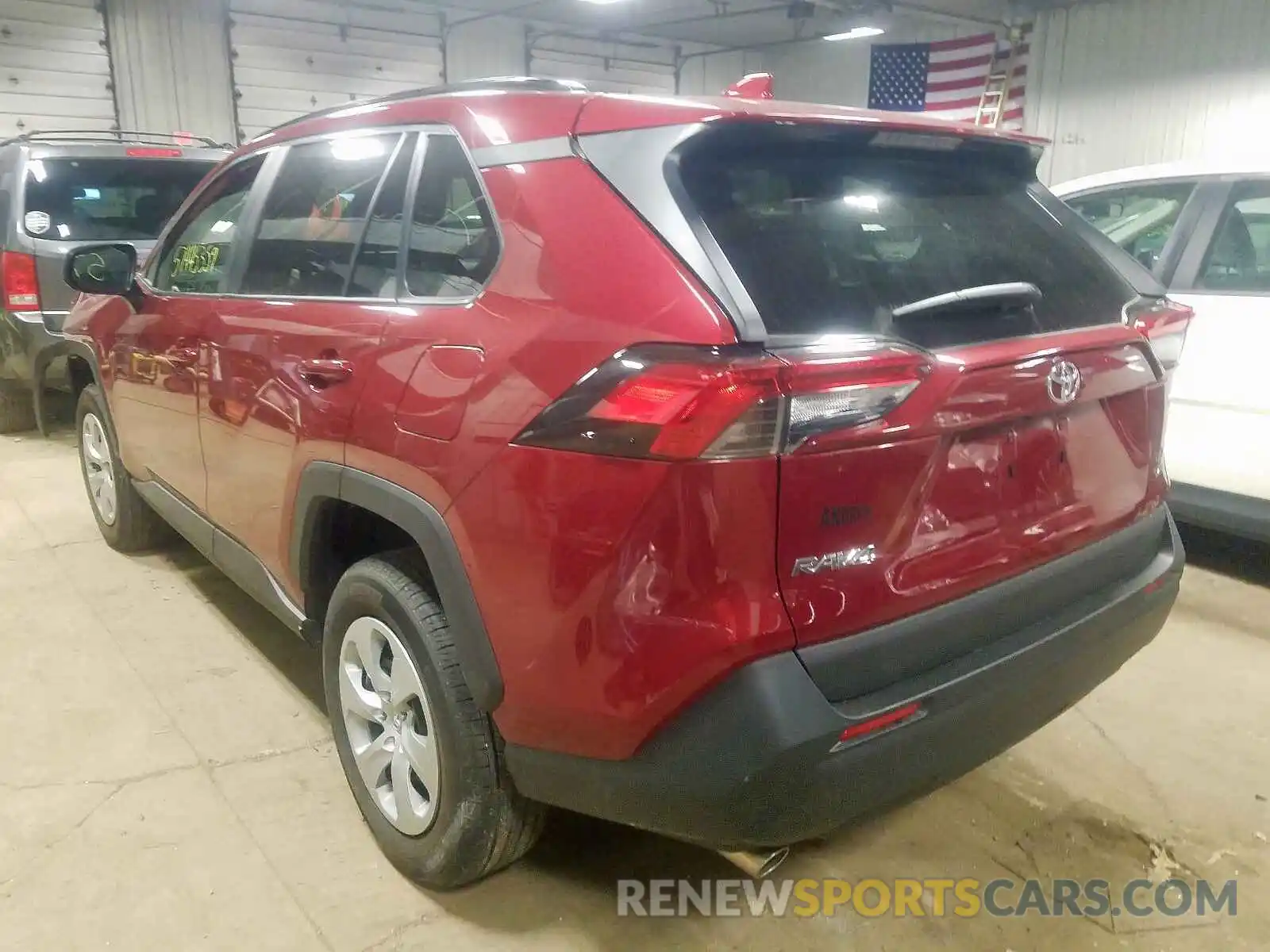 3 Photograph of a damaged car 2T3F1RFV8KC016008 TOYOTA RAV4 2019