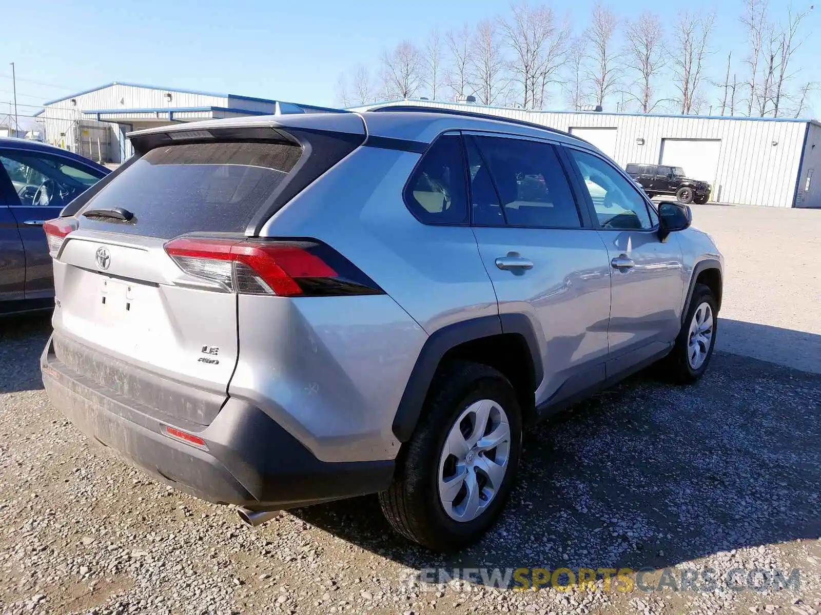 4 Photograph of a damaged car 2T3F1RFV8KC016042 TOYOTA RAV4 2019