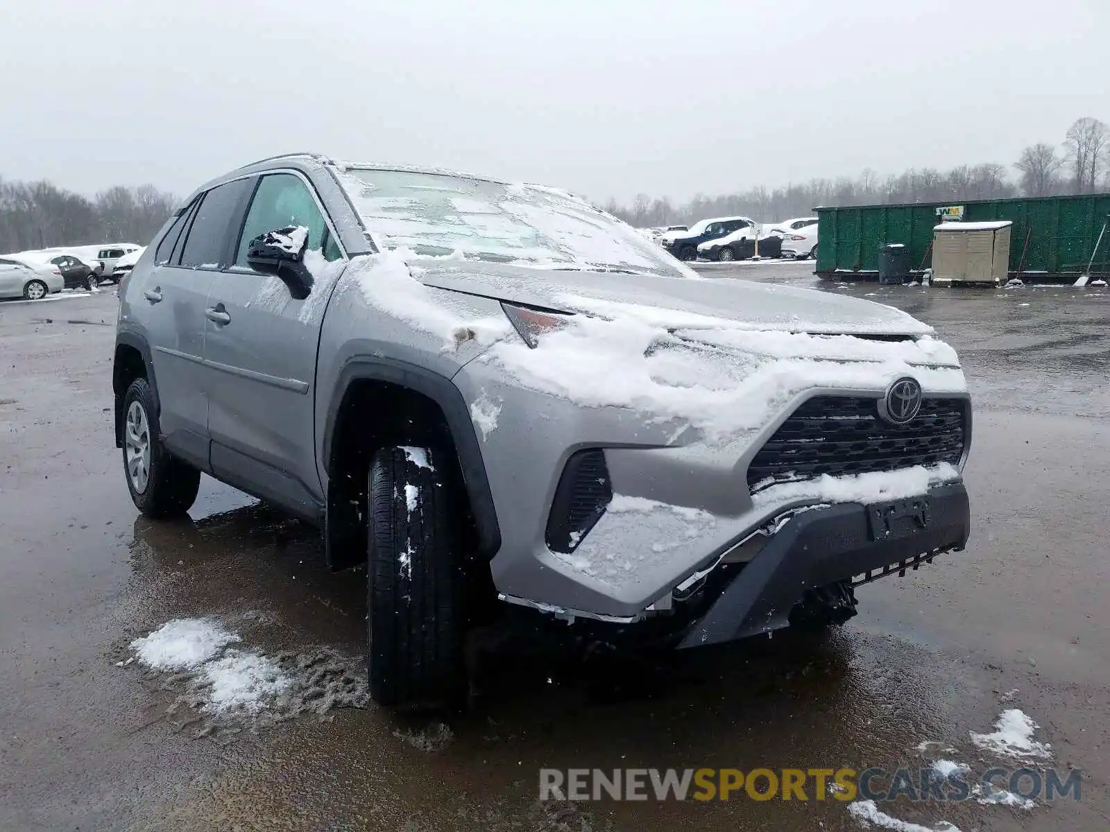 1 Photograph of a damaged car 2T3F1RFV8KC021547 TOYOTA RAV4 2019