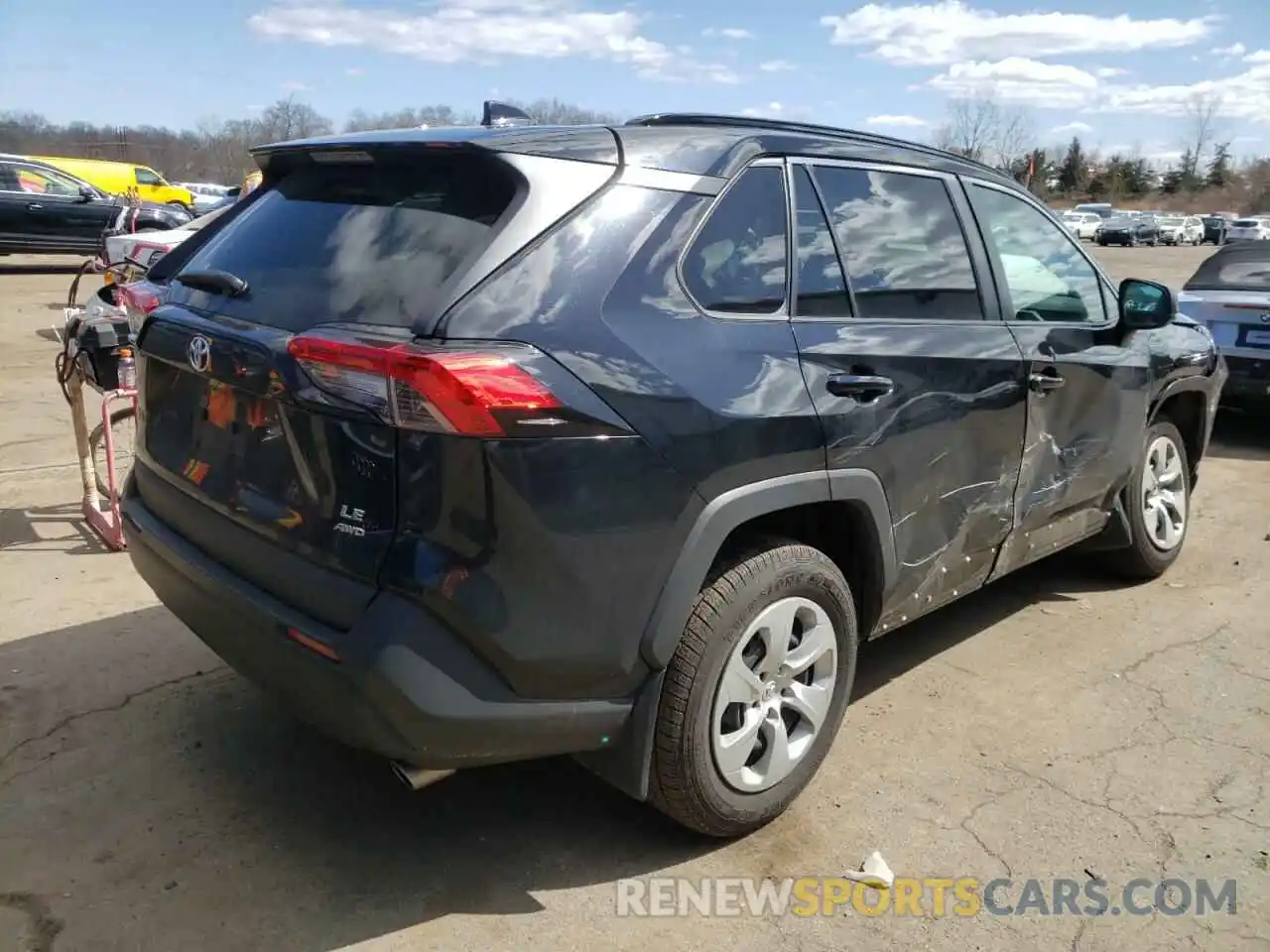 4 Фотография поврежденного автомобиля 2T3F1RFV8KC035321 TOYOTA RAV4 2019