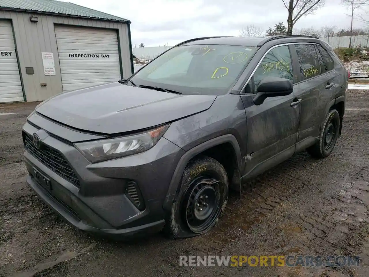 2 Photograph of a damaged car 2T3F1RFV8KC044908 TOYOTA RAV4 2019