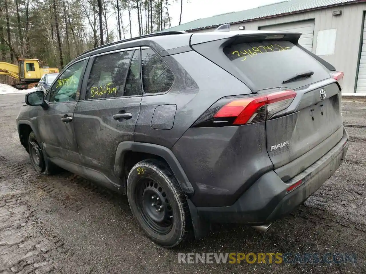 3 Photograph of a damaged car 2T3F1RFV8KC044908 TOYOTA RAV4 2019