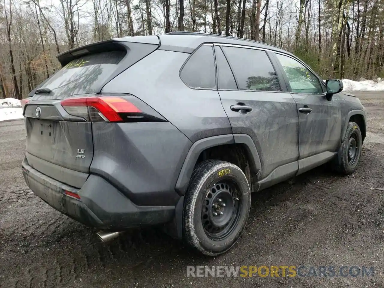 4 Photograph of a damaged car 2T3F1RFV8KC044908 TOYOTA RAV4 2019