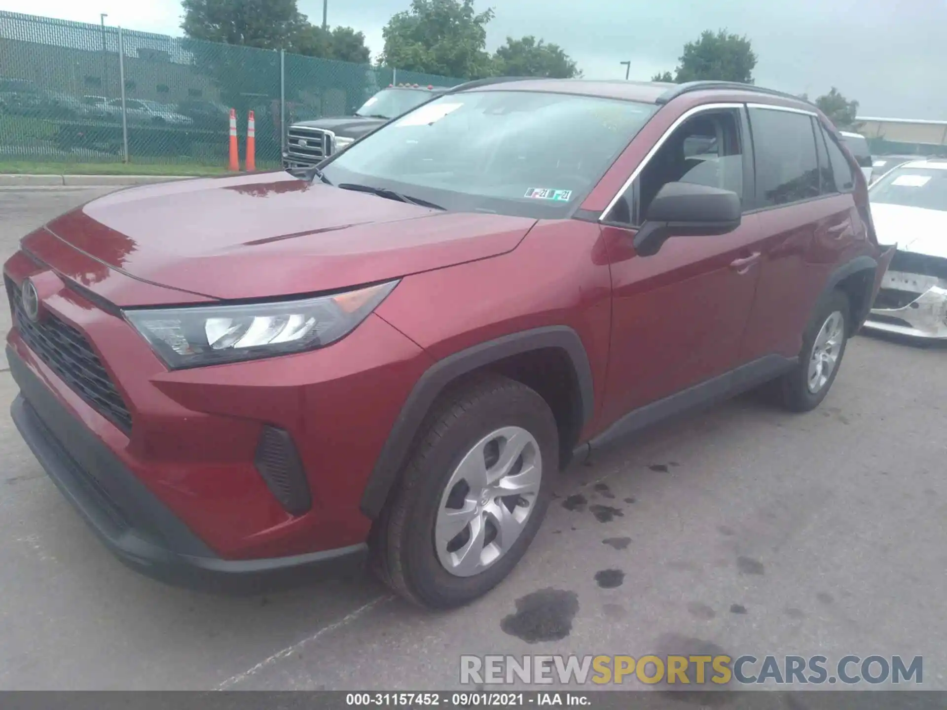 2 Photograph of a damaged car 2T3F1RFV8KC050787 TOYOTA RAV4 2019