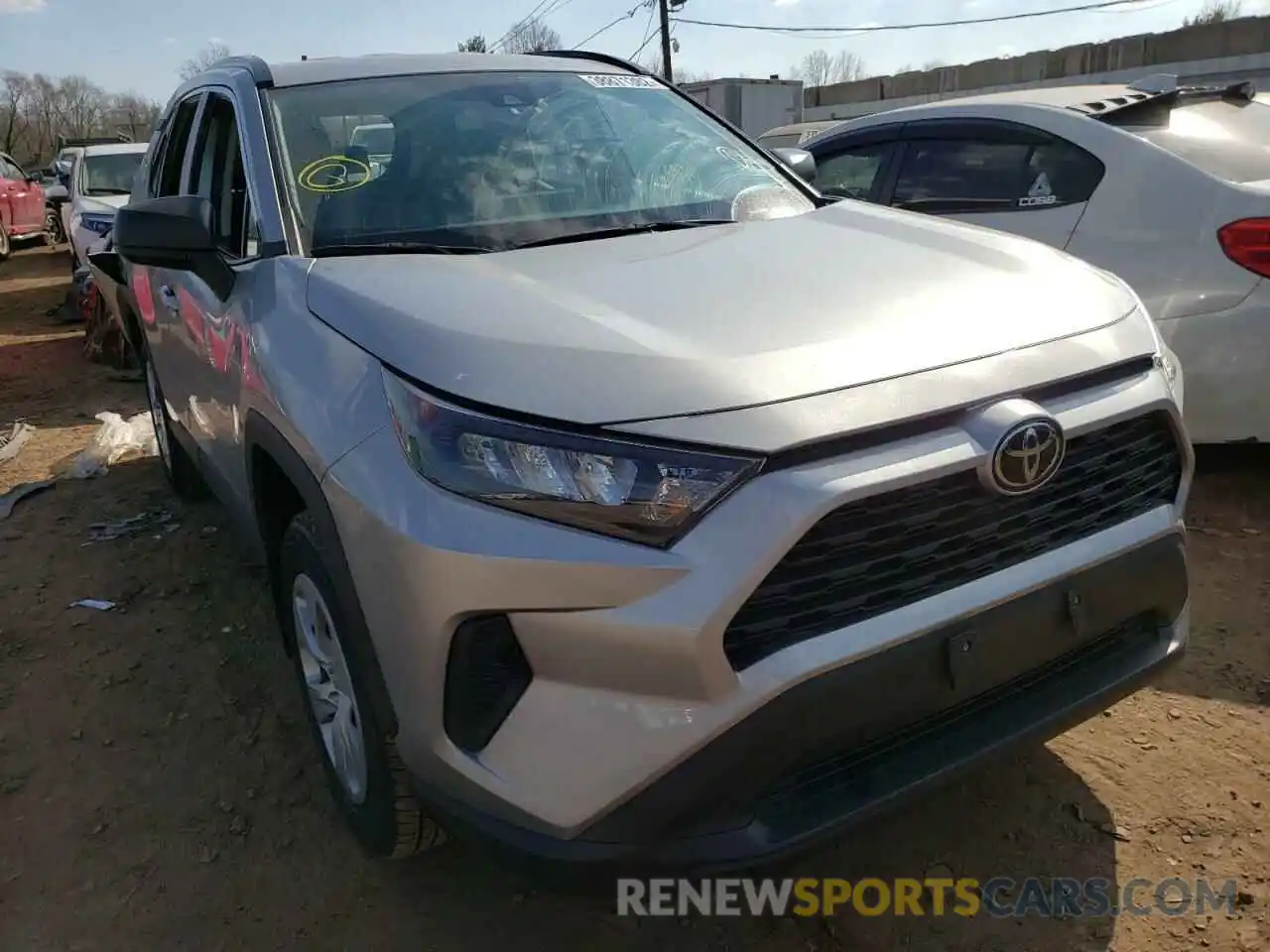 1 Photograph of a damaged car 2T3F1RFV8KC056685 TOYOTA RAV4 2019