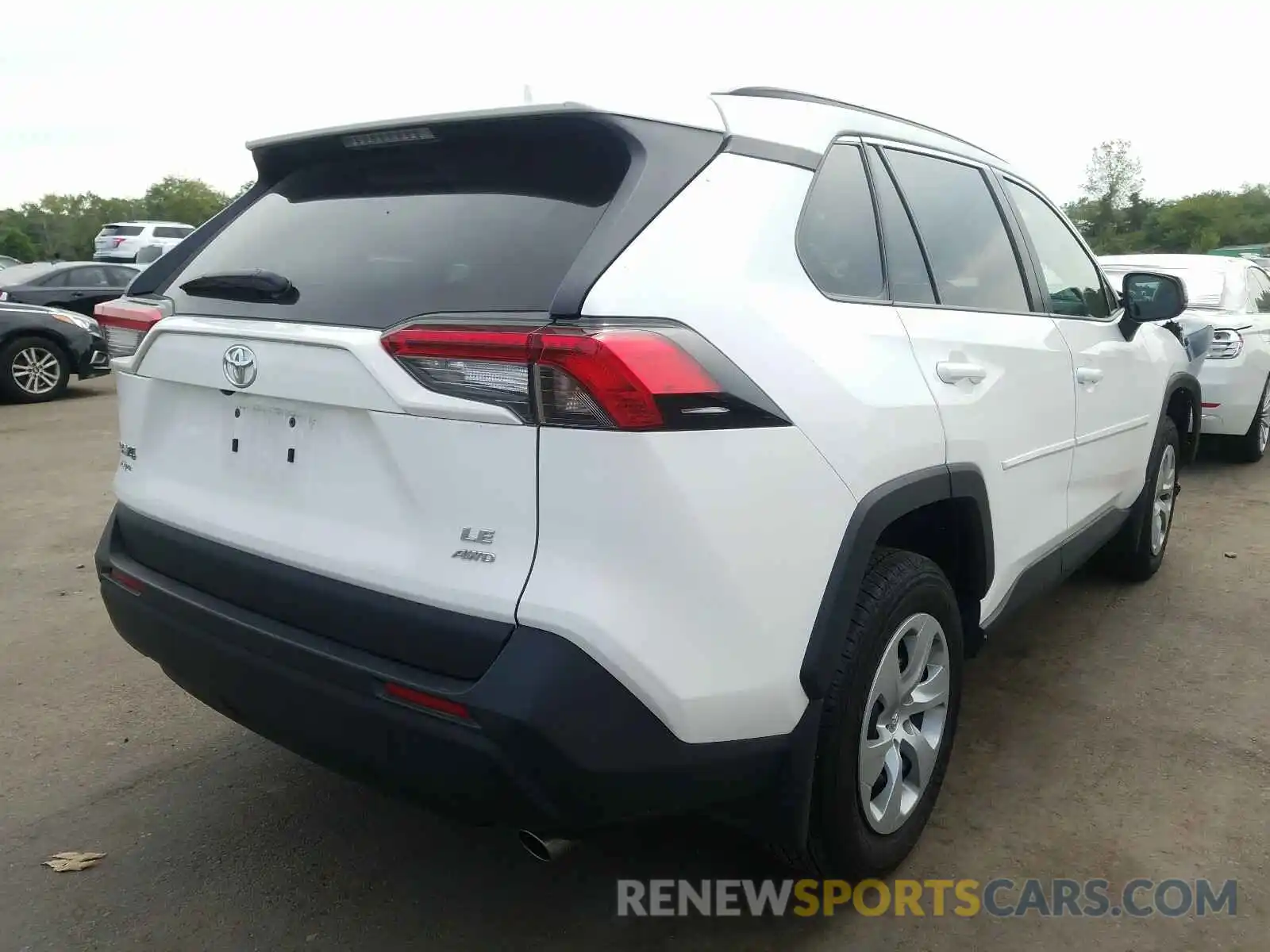 4 Photograph of a damaged car 2T3F1RFV8KC057058 TOYOTA RAV4 2019