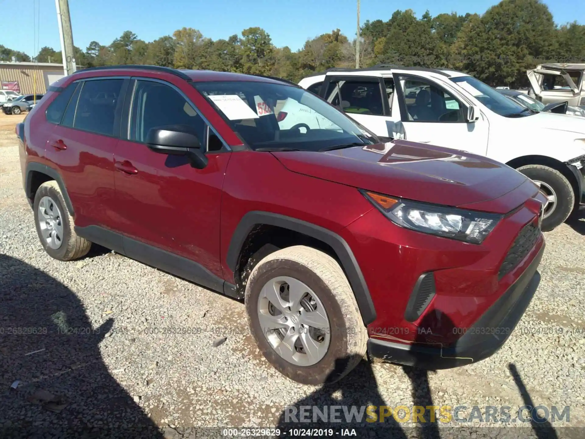 1 Photograph of a damaged car 2T3F1RFV8KW007629 TOYOTA RAV4 2019