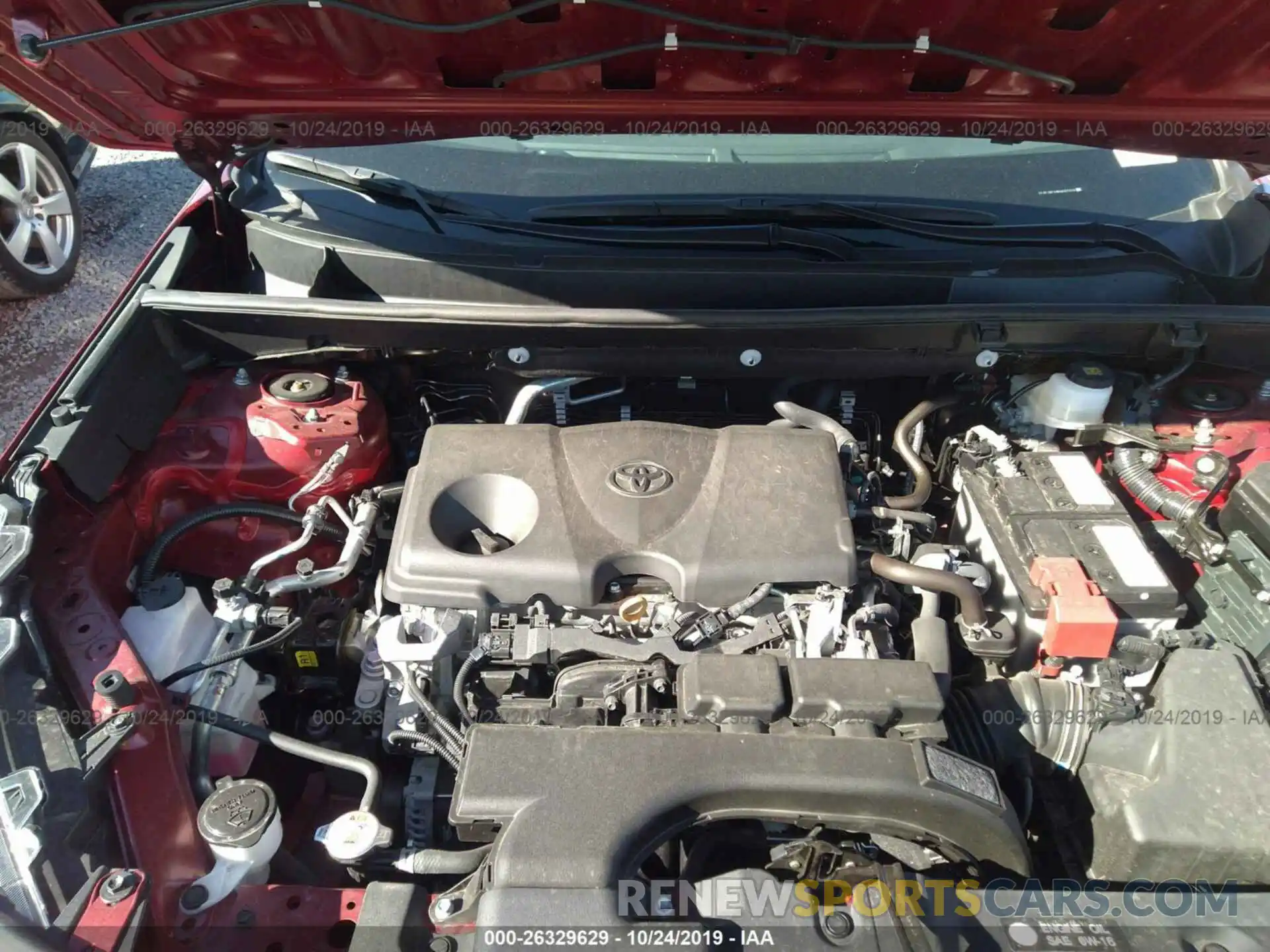 10 Photograph of a damaged car 2T3F1RFV8KW007629 TOYOTA RAV4 2019