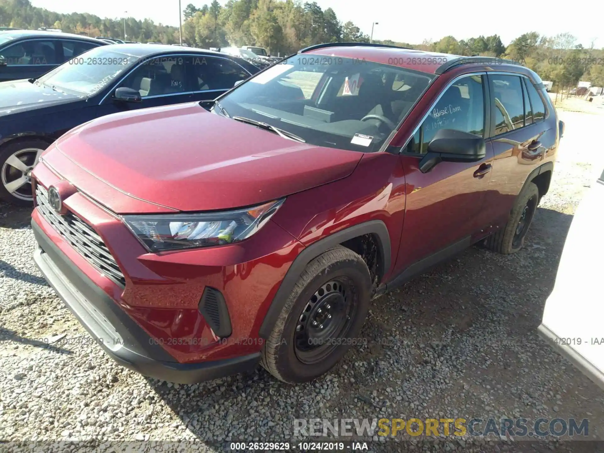 2 Photograph of a damaged car 2T3F1RFV8KW007629 TOYOTA RAV4 2019