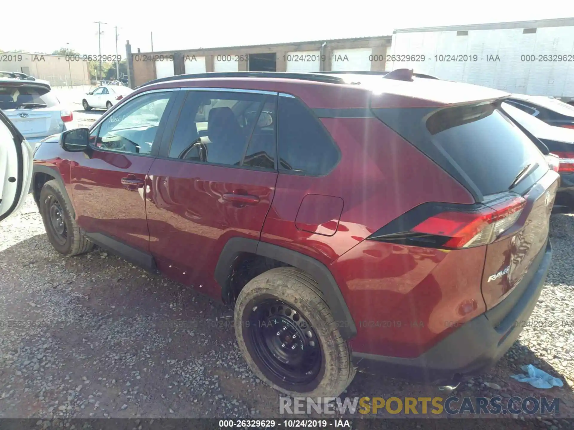 3 Photograph of a damaged car 2T3F1RFV8KW007629 TOYOTA RAV4 2019