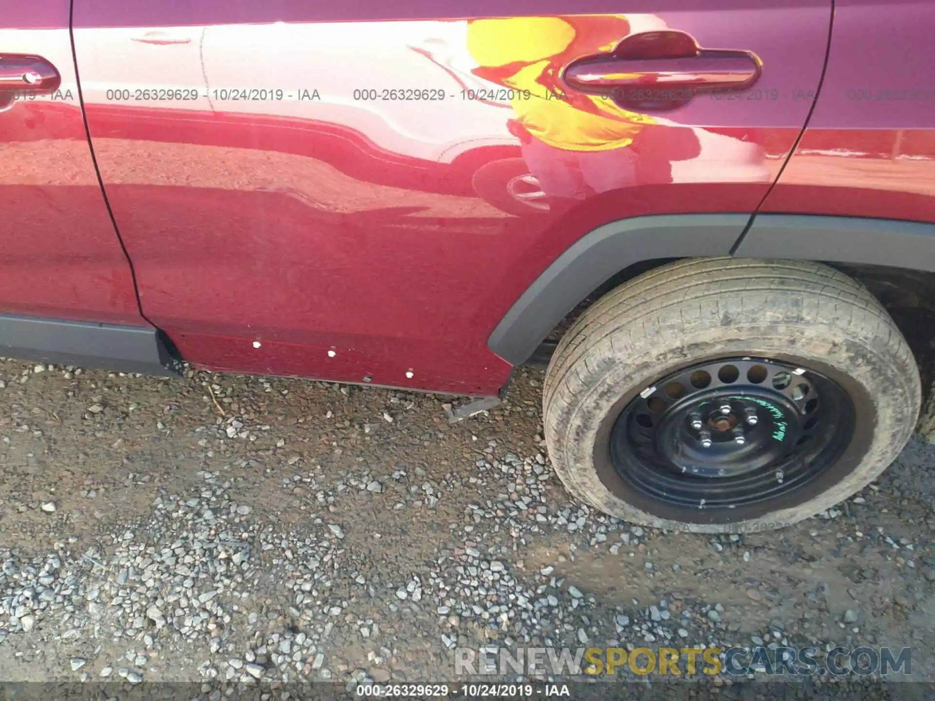 6 Photograph of a damaged car 2T3F1RFV8KW007629 TOYOTA RAV4 2019