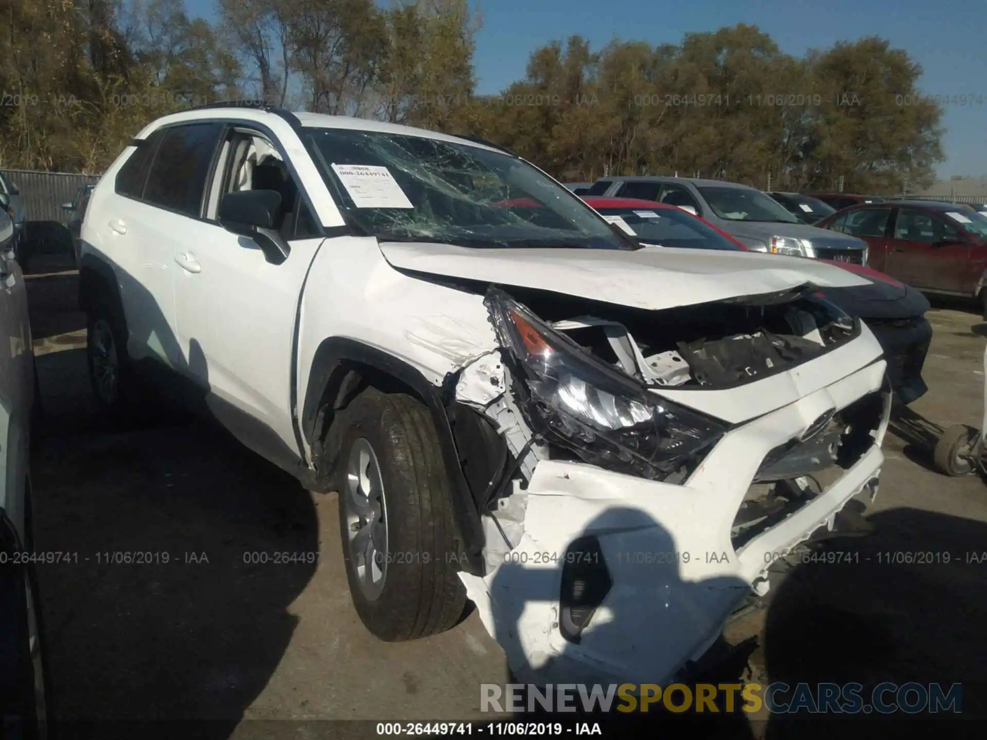 1 Photograph of a damaged car 2T3F1RFV8KW014953 TOYOTA RAV4 2019