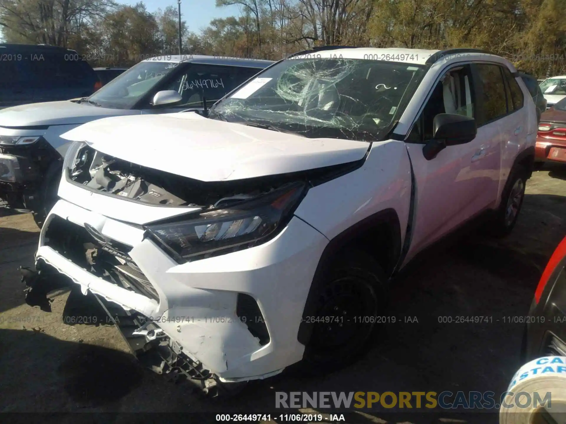 2 Photograph of a damaged car 2T3F1RFV8KW014953 TOYOTA RAV4 2019