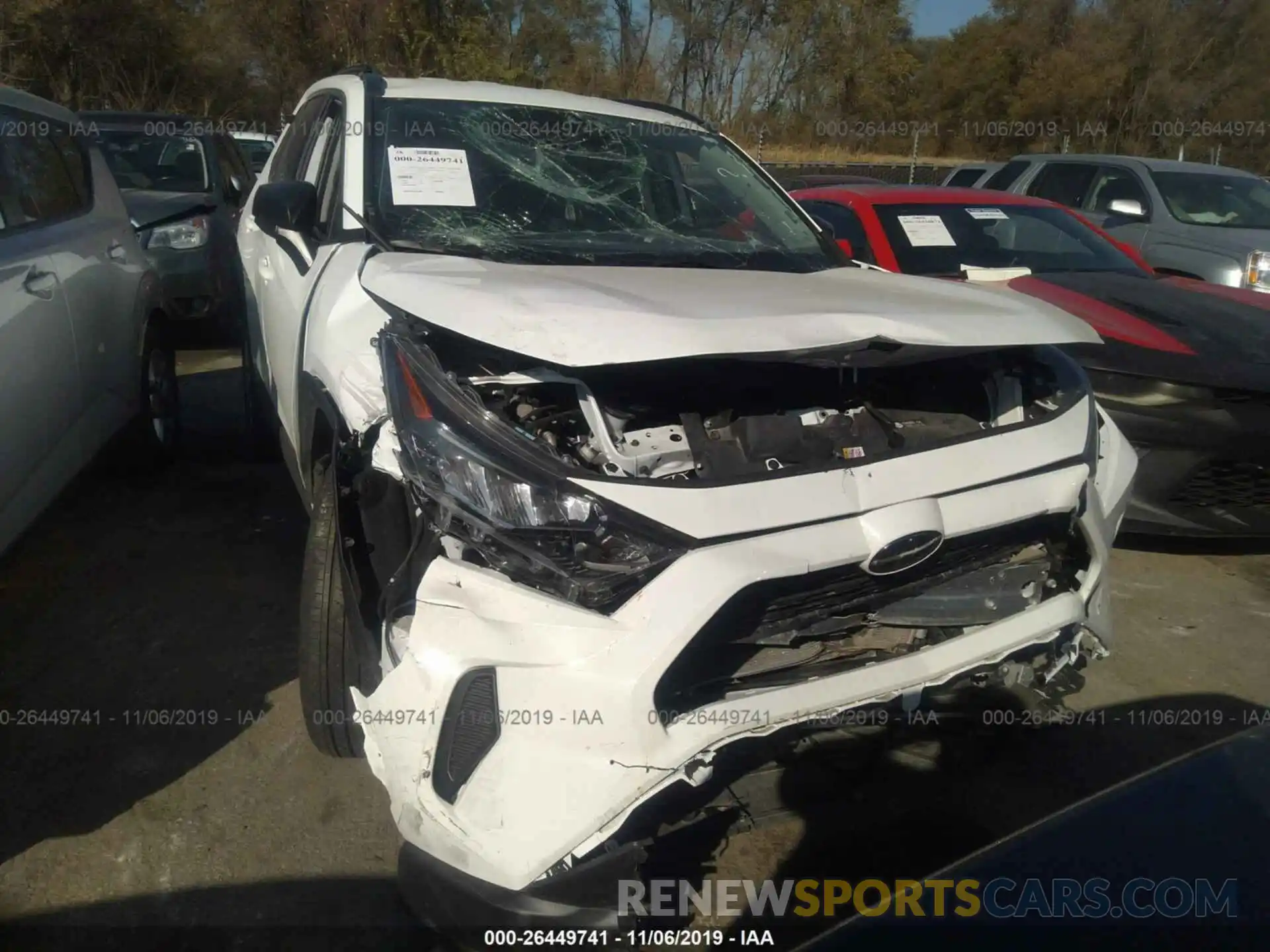 6 Photograph of a damaged car 2T3F1RFV8KW014953 TOYOTA RAV4 2019