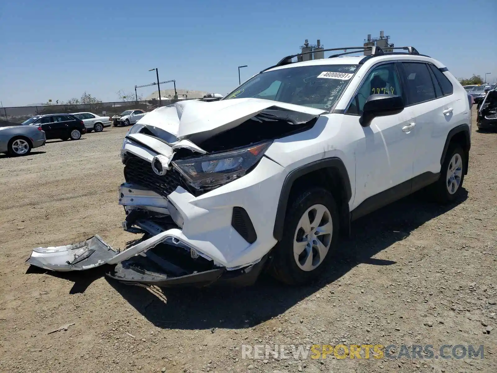 2 Photograph of a damaged car 2T3F1RFV8KW020574 TOYOTA RAV4 2019