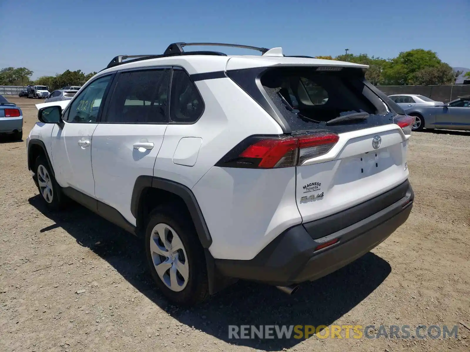 3 Photograph of a damaged car 2T3F1RFV8KW020574 TOYOTA RAV4 2019