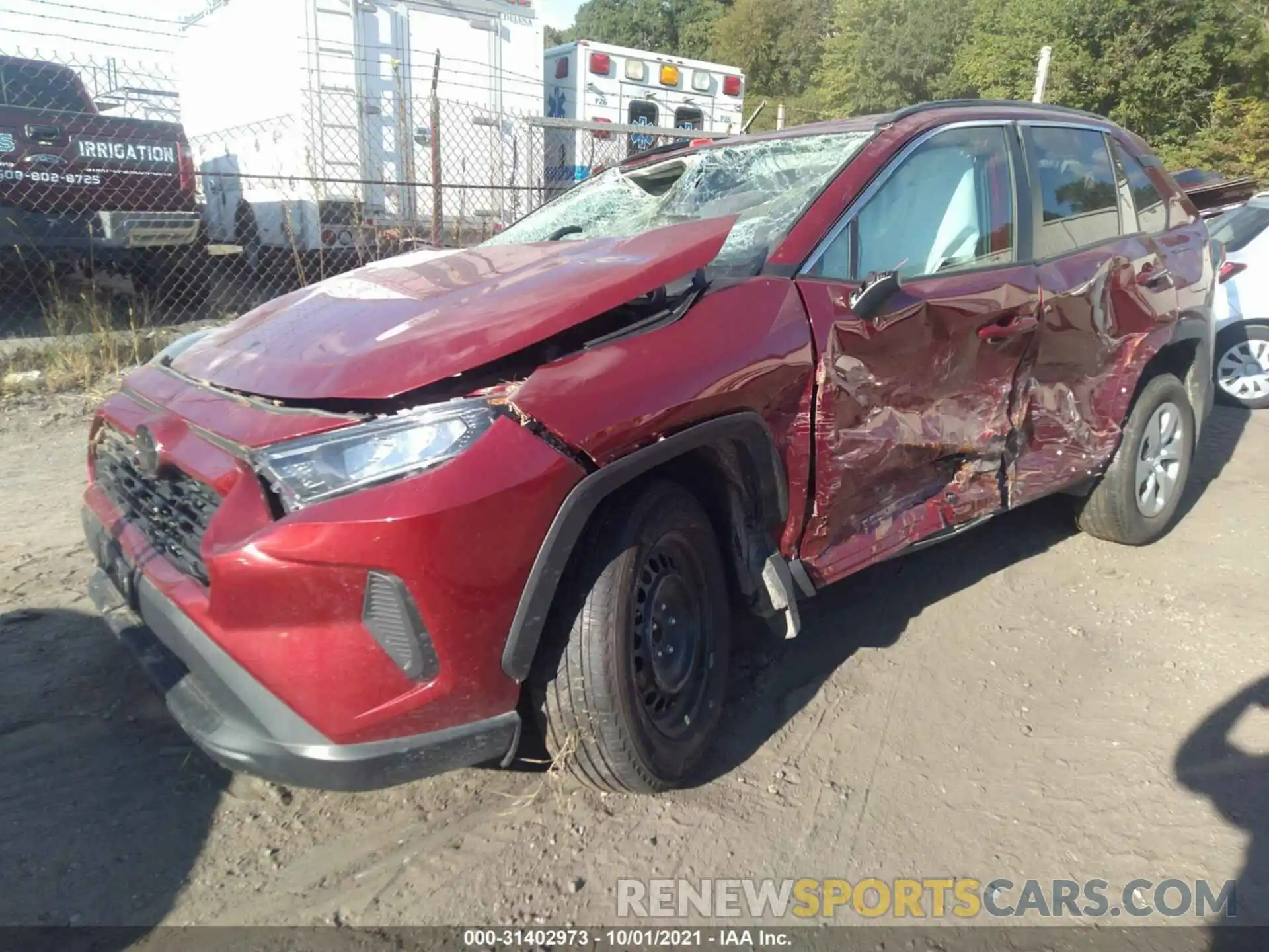 2 Photograph of a damaged car 2T3F1RFV8KW024740 TOYOTA RAV4 2019