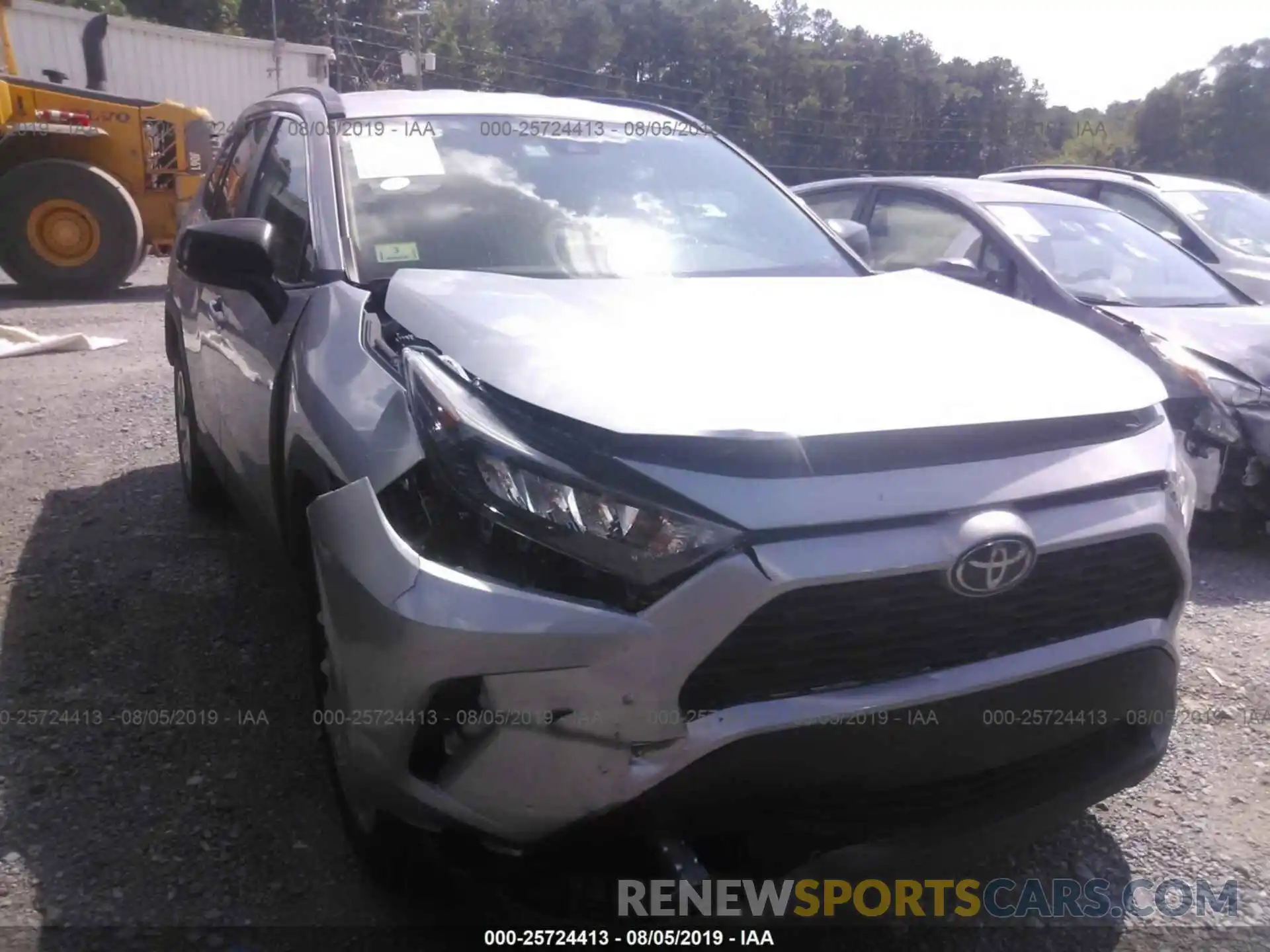 6 Photograph of a damaged car 2T3F1RFV8KW030165 TOYOTA RAV4 2019