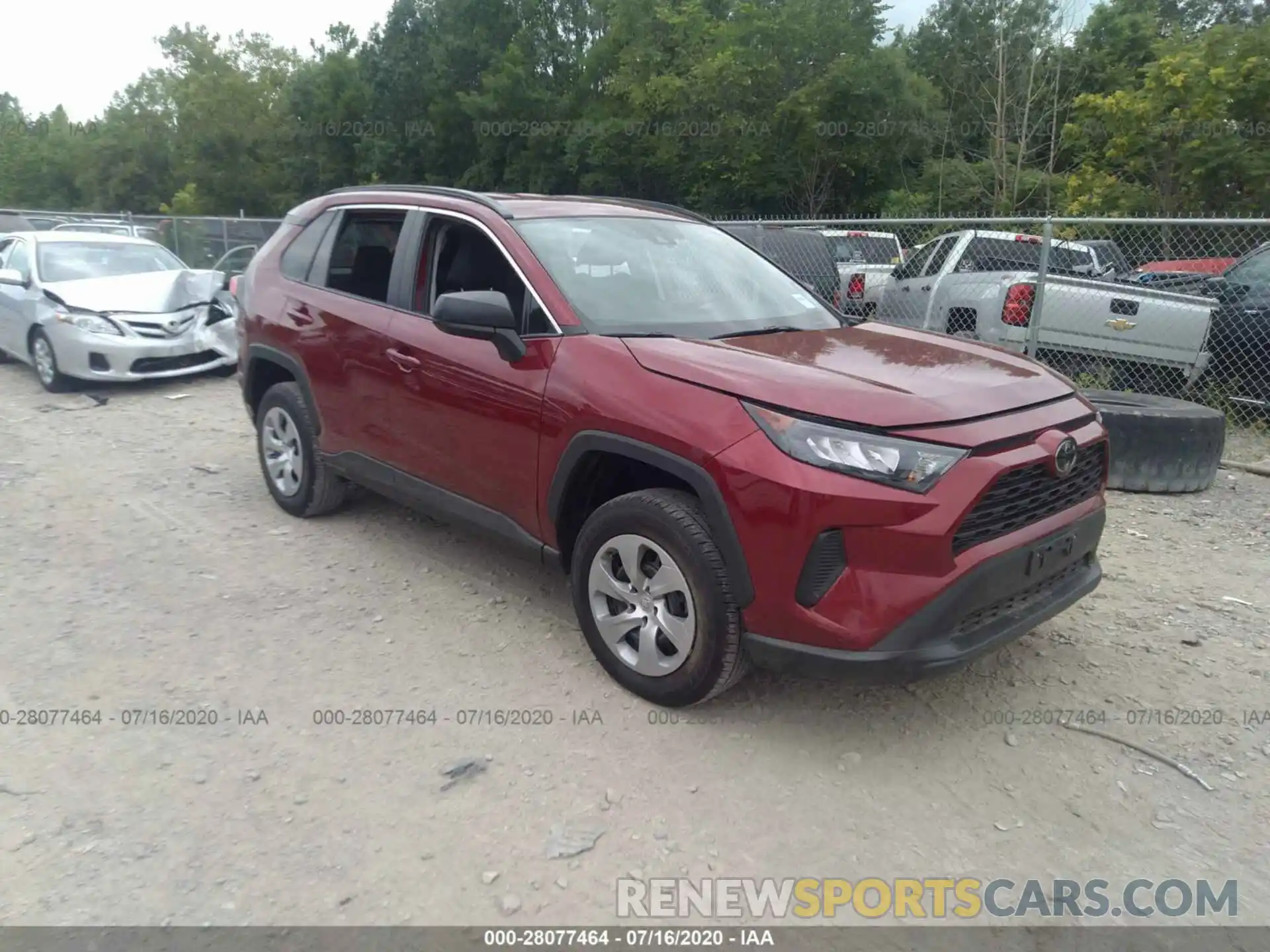 1 Фотография поврежденного автомобиля 2T3F1RFV8KW033423 TOYOTA RAV4 2019