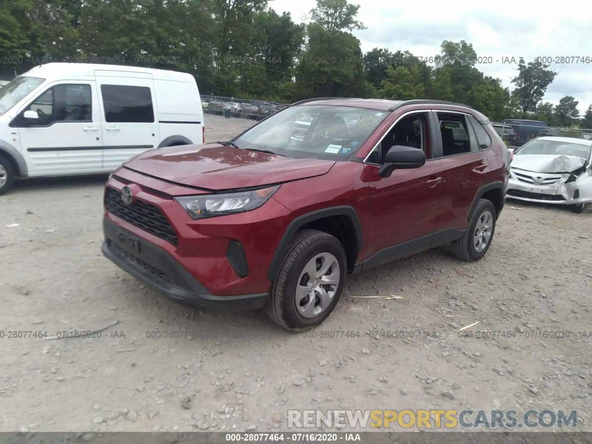 2 Фотография поврежденного автомобиля 2T3F1RFV8KW033423 TOYOTA RAV4 2019