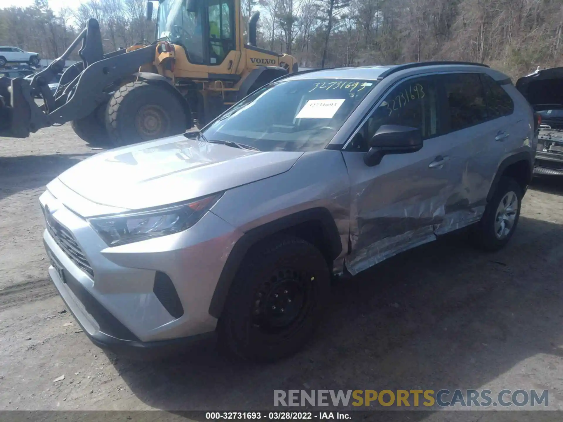 2 Фотография поврежденного автомобиля 2T3F1RFV8KW035057 TOYOTA RAV4 2019