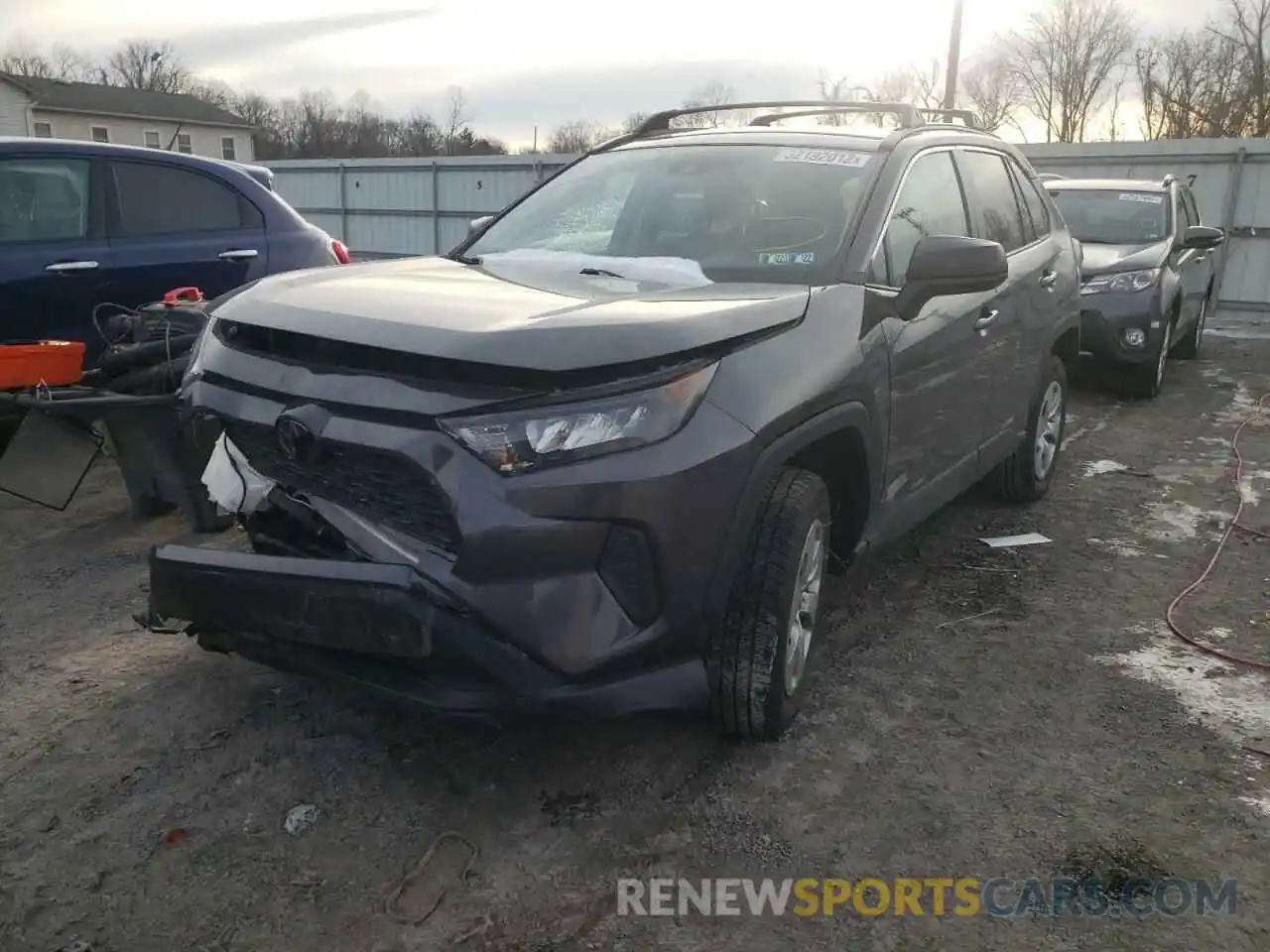 2 Photograph of a damaged car 2T3F1RFV8KW038993 TOYOTA RAV4 2019