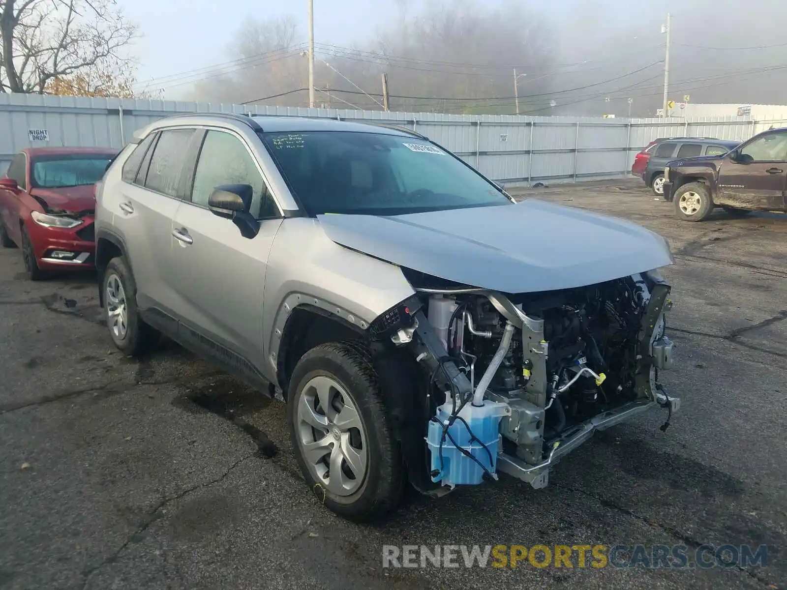 1 Photograph of a damaged car 2T3F1RFV8KW044387 TOYOTA RAV4 2019