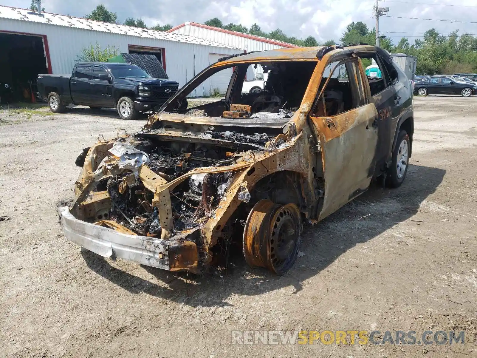 2 Photograph of a damaged car 2T3F1RFV8KW044454 TOYOTA RAV4 2019