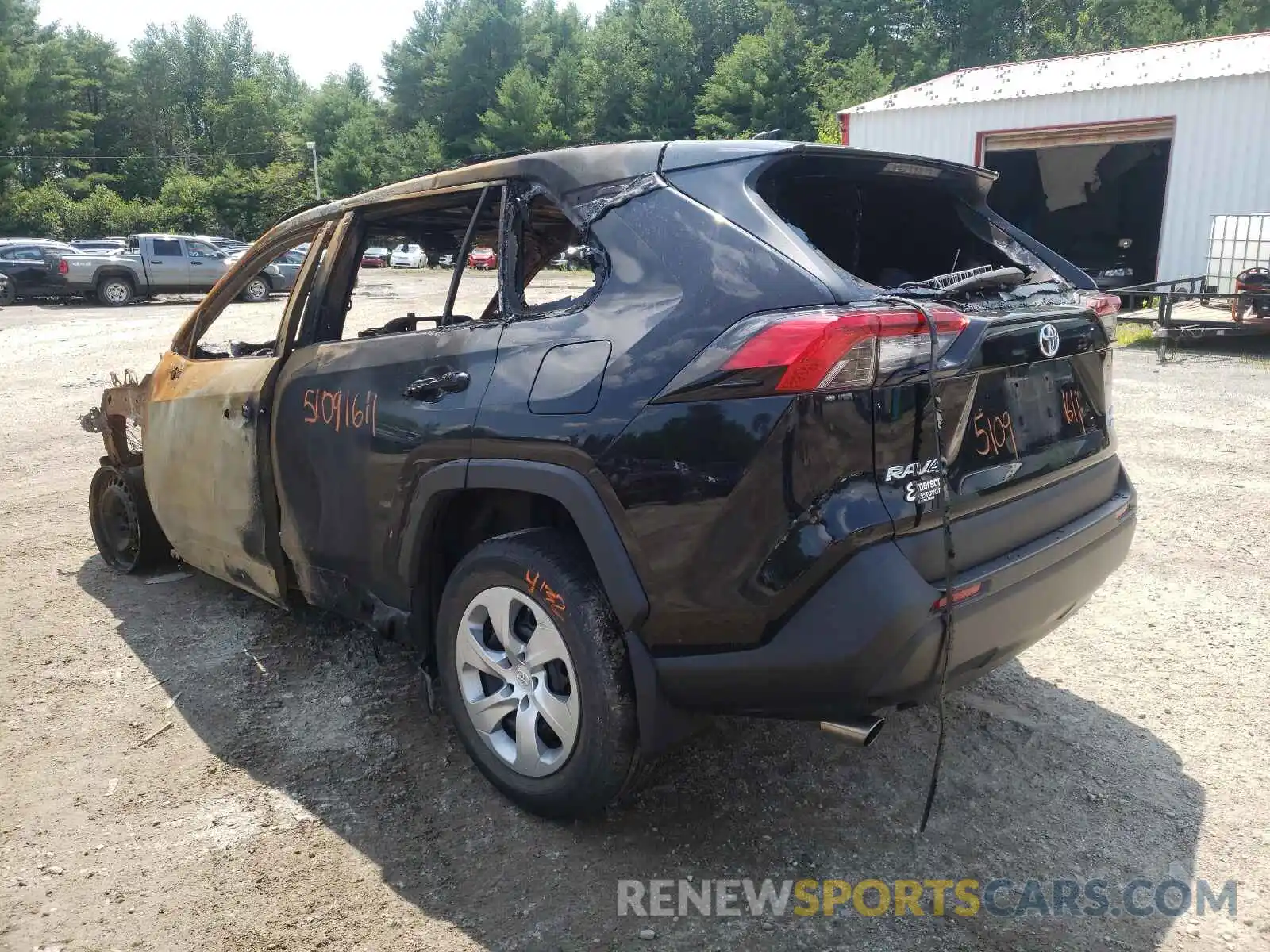 3 Photograph of a damaged car 2T3F1RFV8KW044454 TOYOTA RAV4 2019