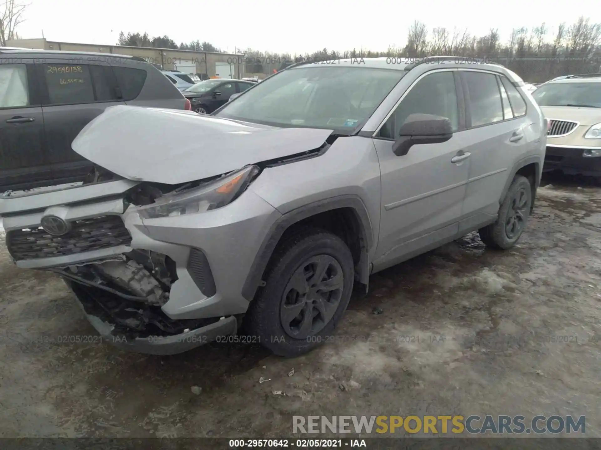 2 Photograph of a damaged car 2T3F1RFV8KW056152 TOYOTA RAV4 2019