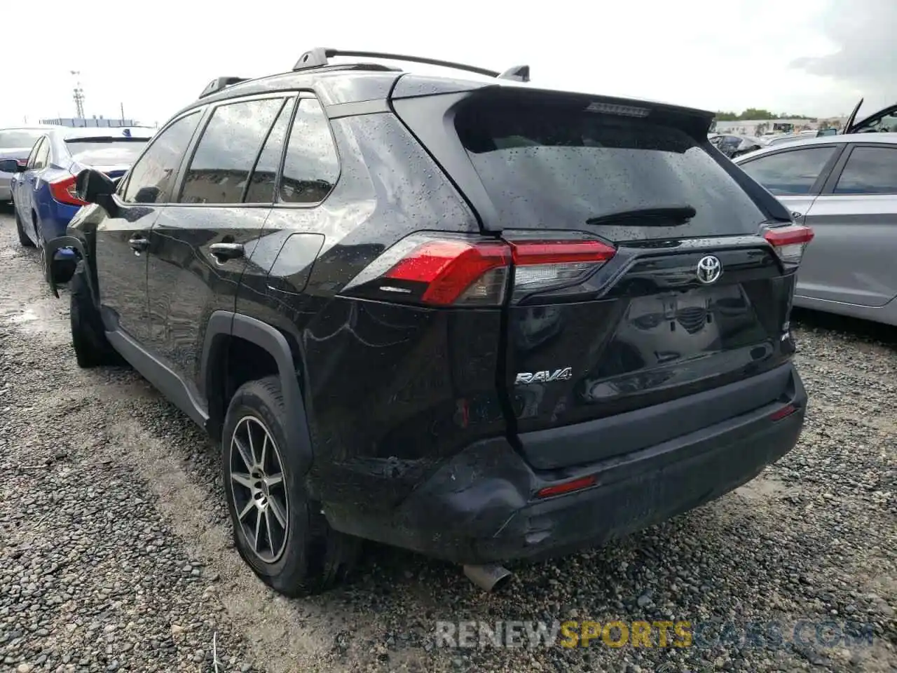 3 Фотография поврежденного автомобиля 2T3F1RFV8KW057205 TOYOTA RAV4 2019