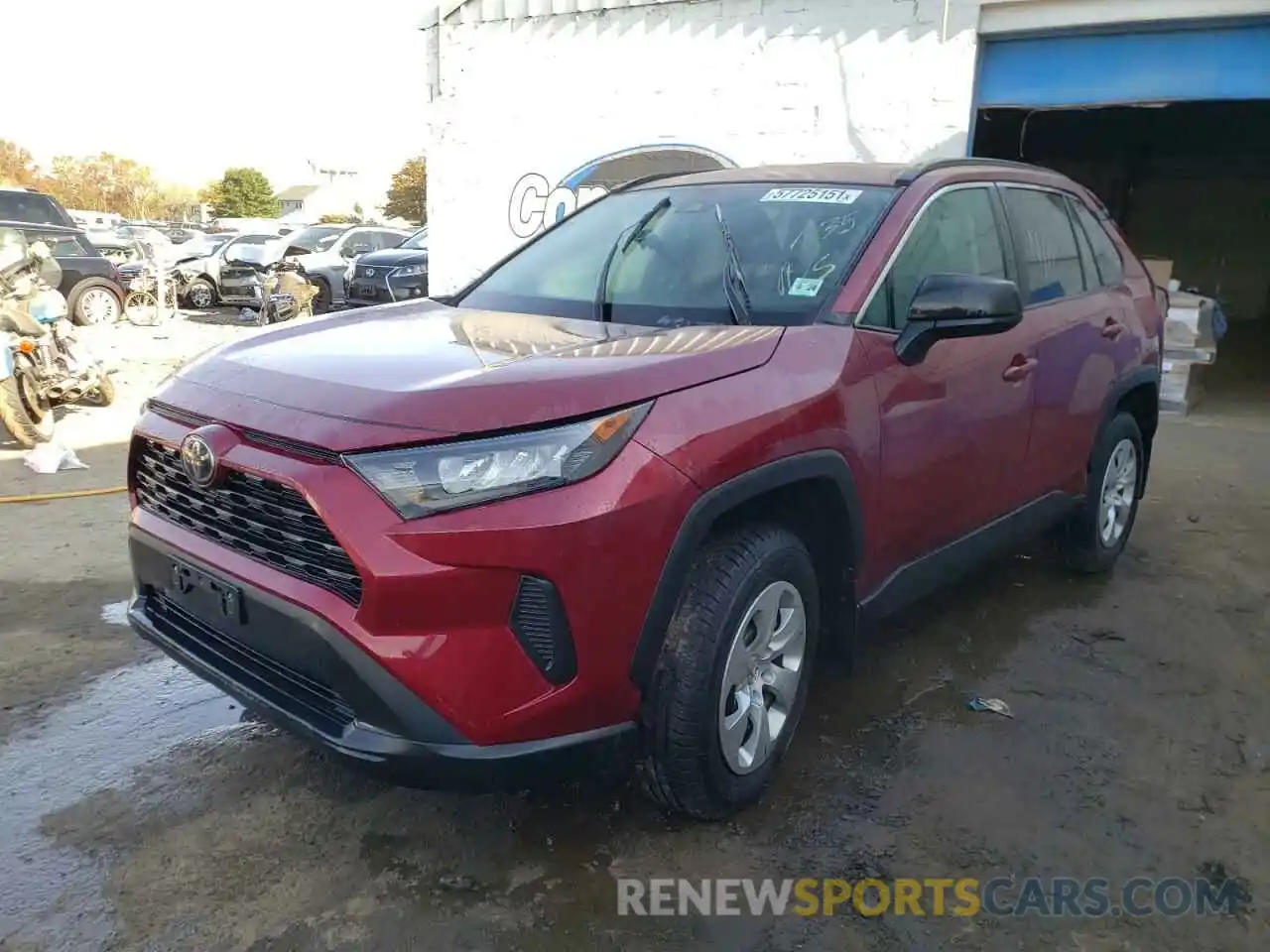 2 Фотография поврежденного автомобиля 2T3F1RFV8KW062811 TOYOTA RAV4 2019