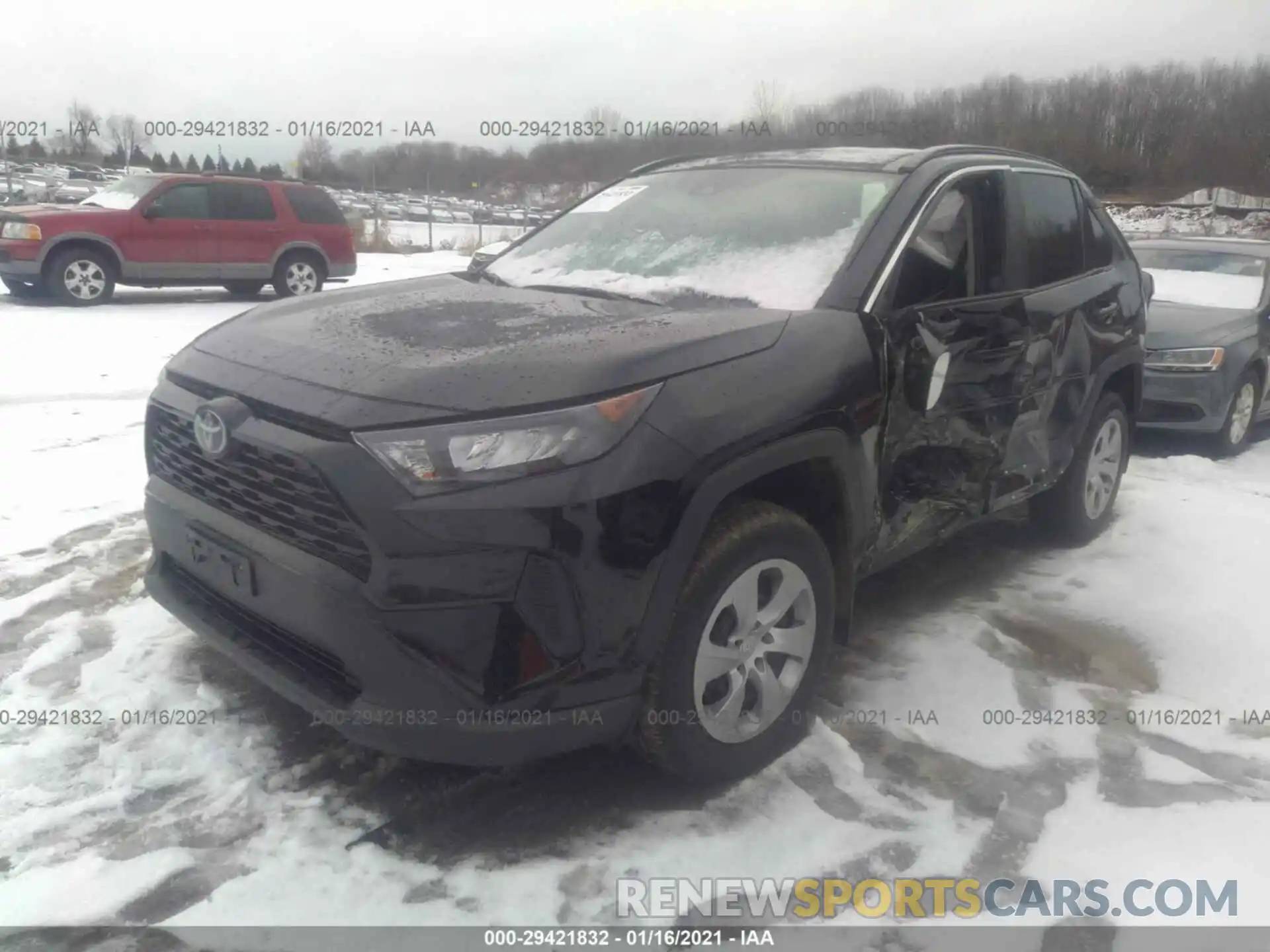 2 Photograph of a damaged car 2T3F1RFV8KW063800 TOYOTA RAV4 2019