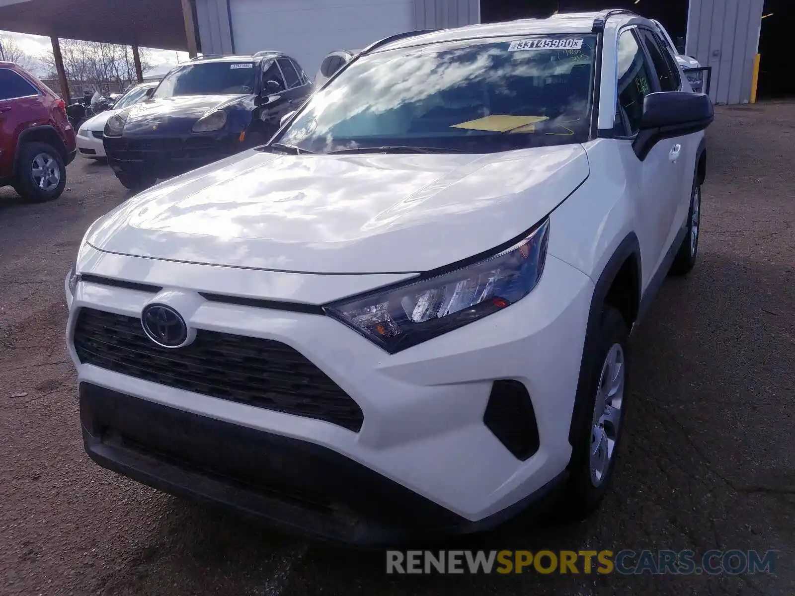 2 Photograph of a damaged car 2T3F1RFV8KW066275 TOYOTA RAV4 2019