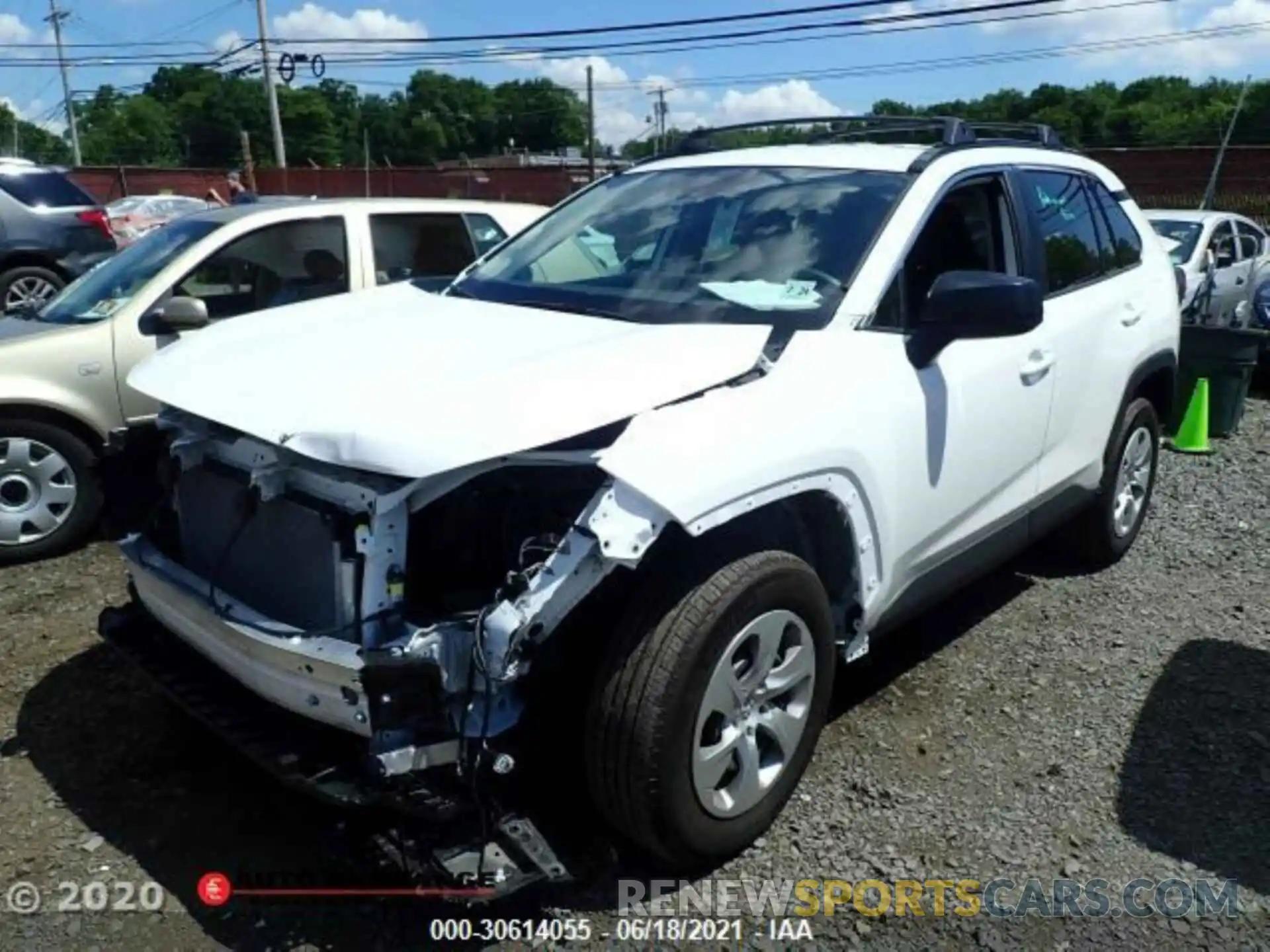 3 Photograph of a damaged car 2T3F1RFV9KC011061 TOYOTA RAV4 2019