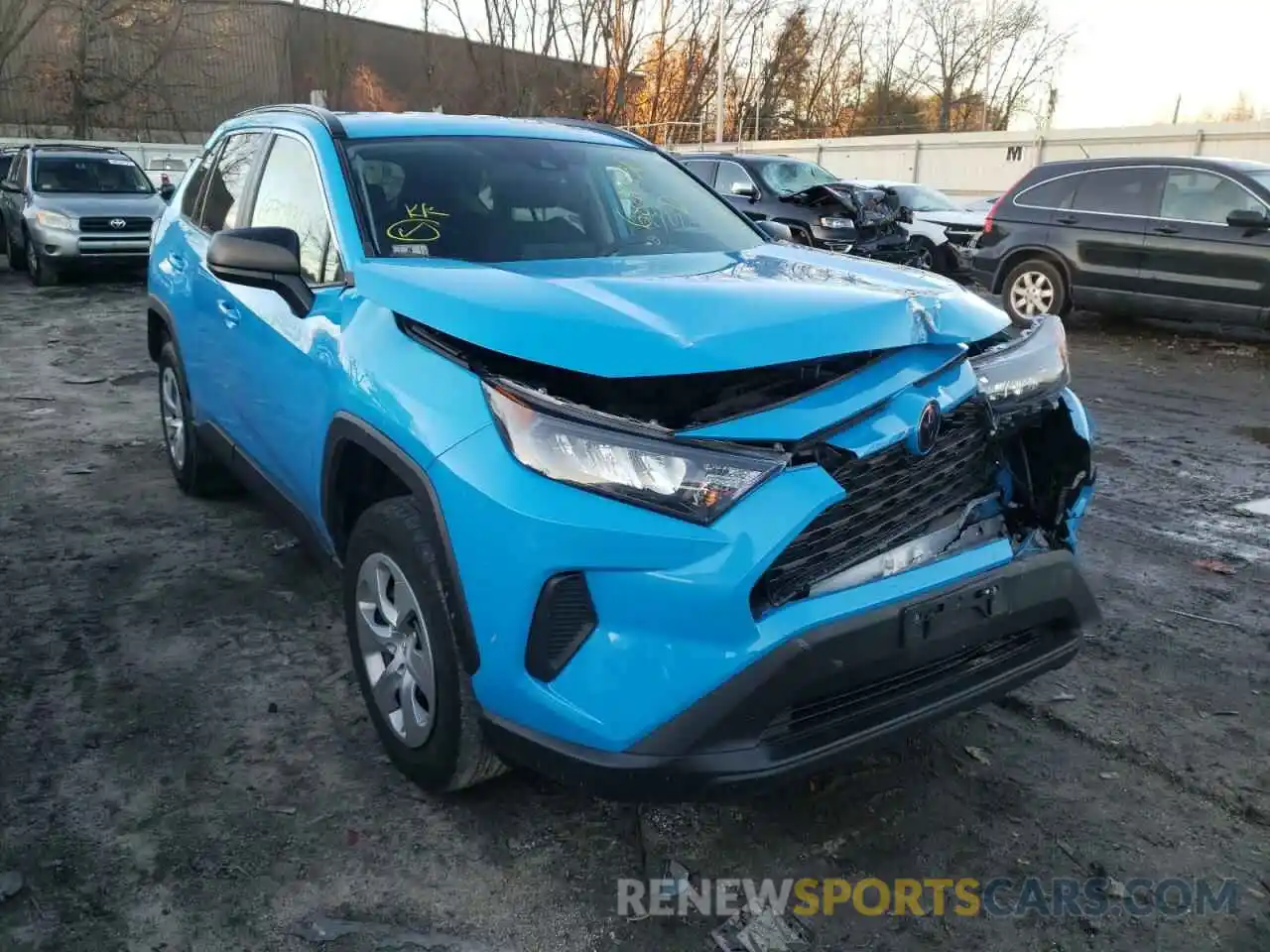 1 Photograph of a damaged car 2T3F1RFV9KC026272 TOYOTA RAV4 2019